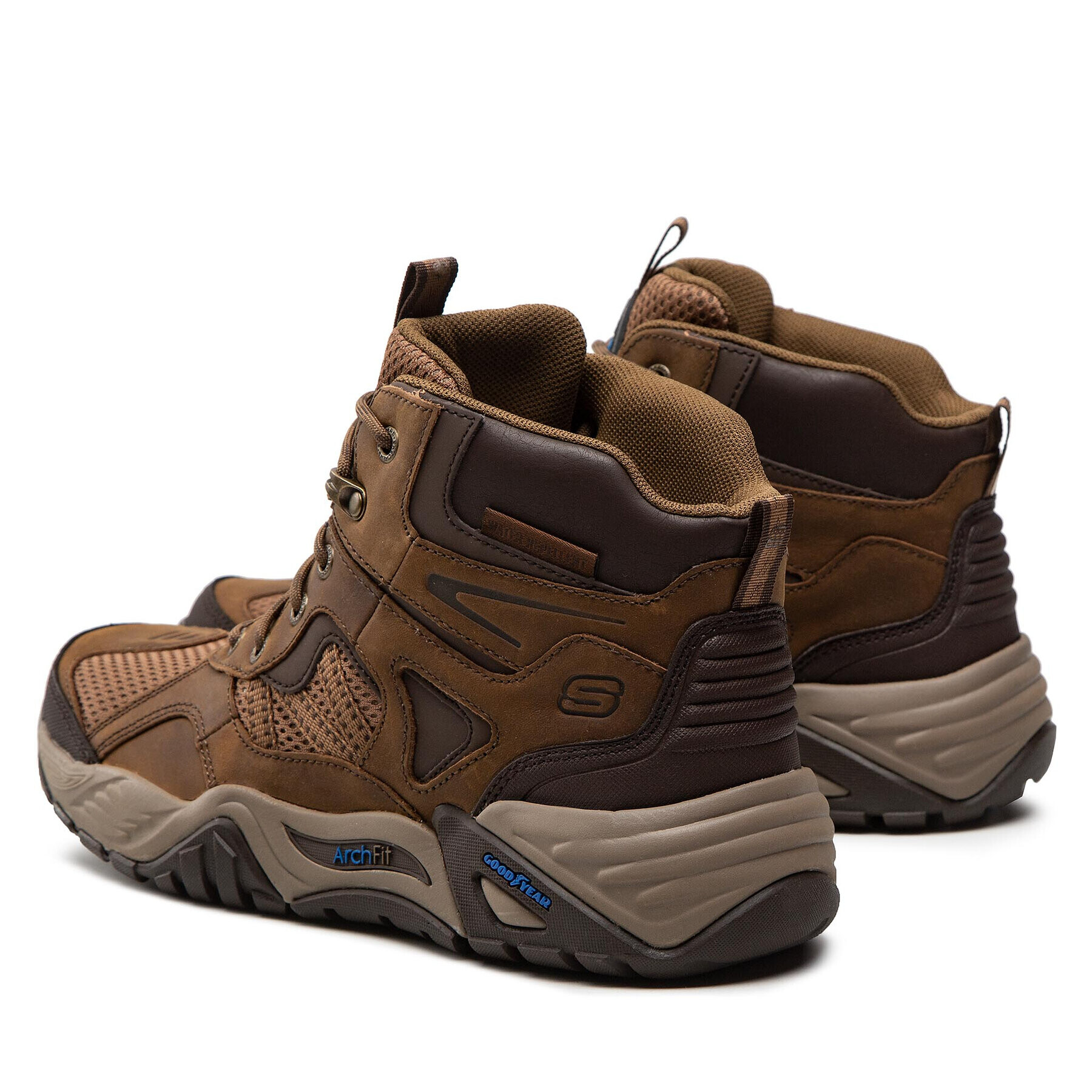 Skechers Туристически Percival 204406/DSRT Кафяв - Pepit.bg