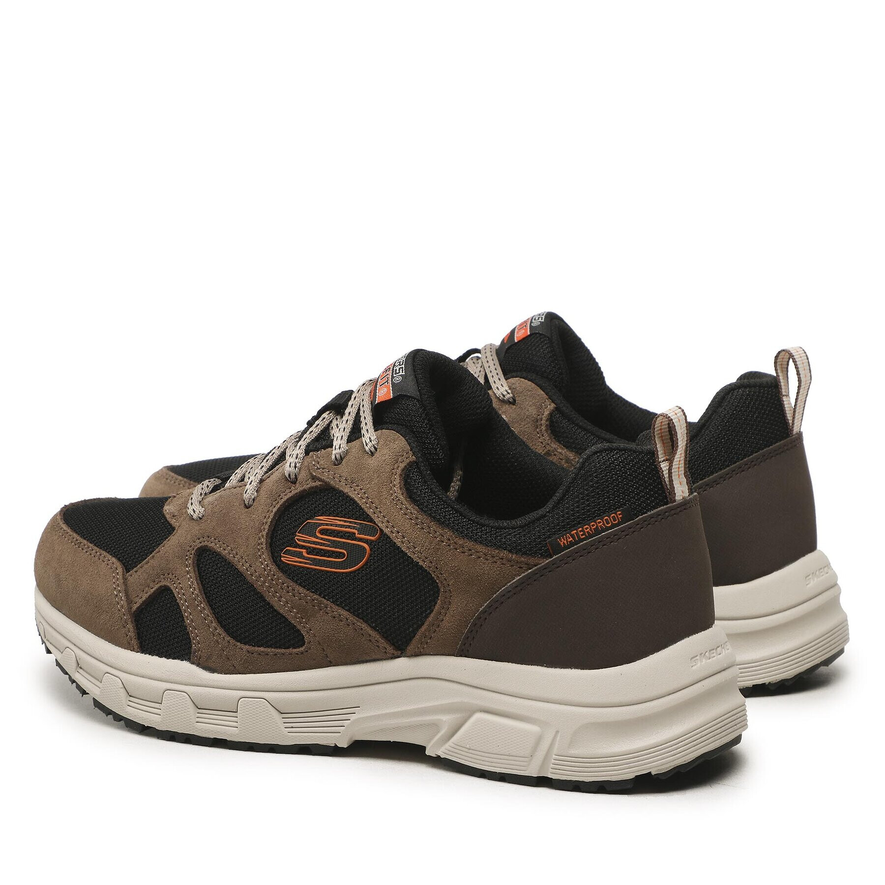 Skechers Туристически Sunfair 237348/BRBK Кафяв - Pepit.bg