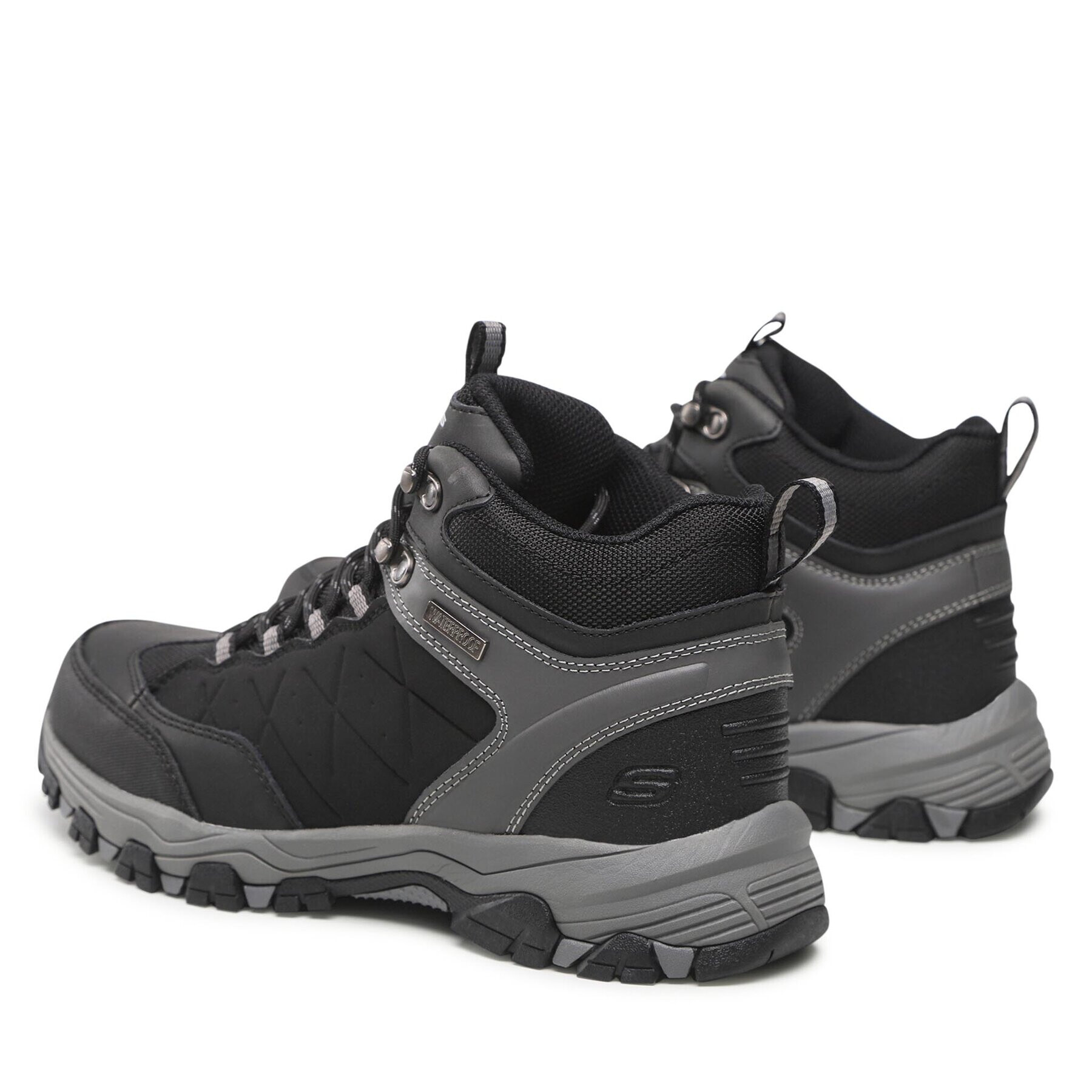 Skechers Туристически Telago 66283/BLK Черен - Pepit.bg