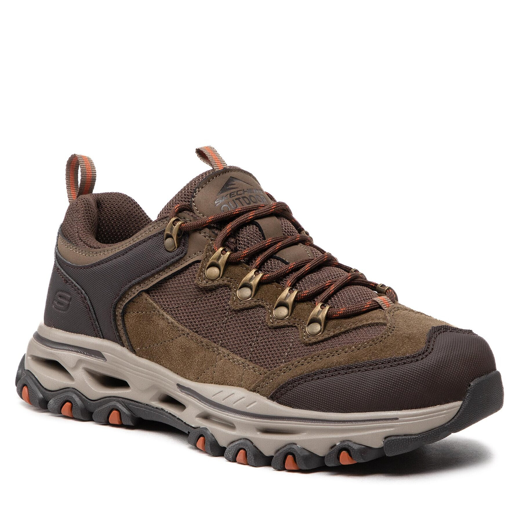 Skechers Туристически Valard 210313/BRN Кафяв - Pepit.bg