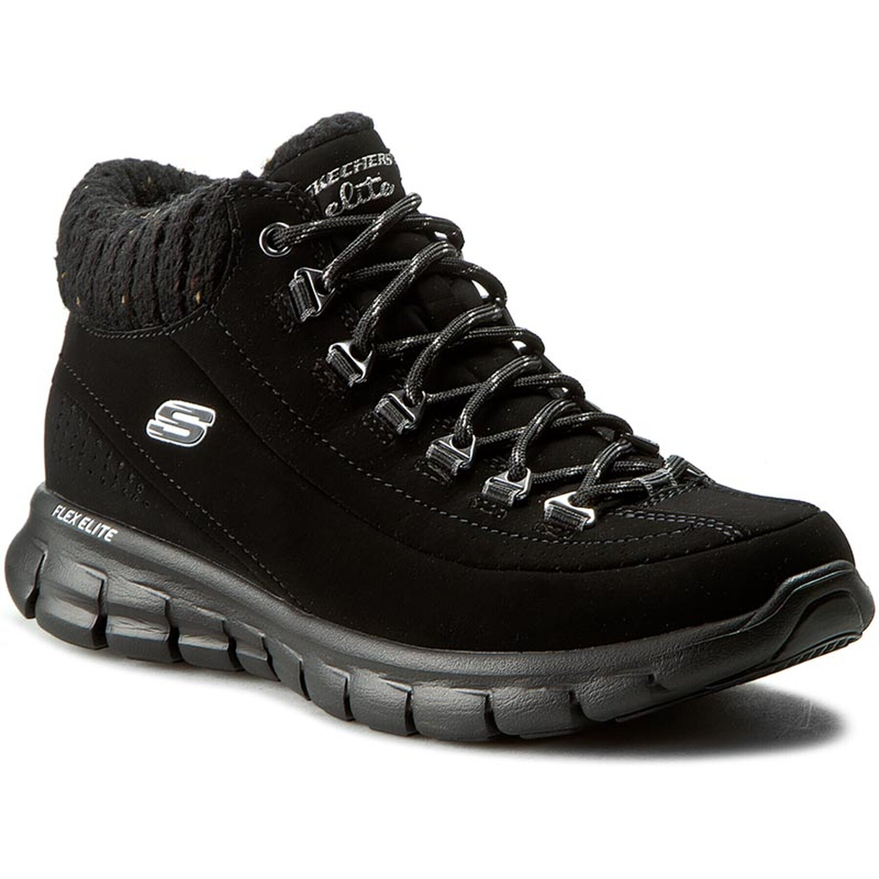Skechers Туристически Winter Nights 12122/BBK Черен - Pepit.bg