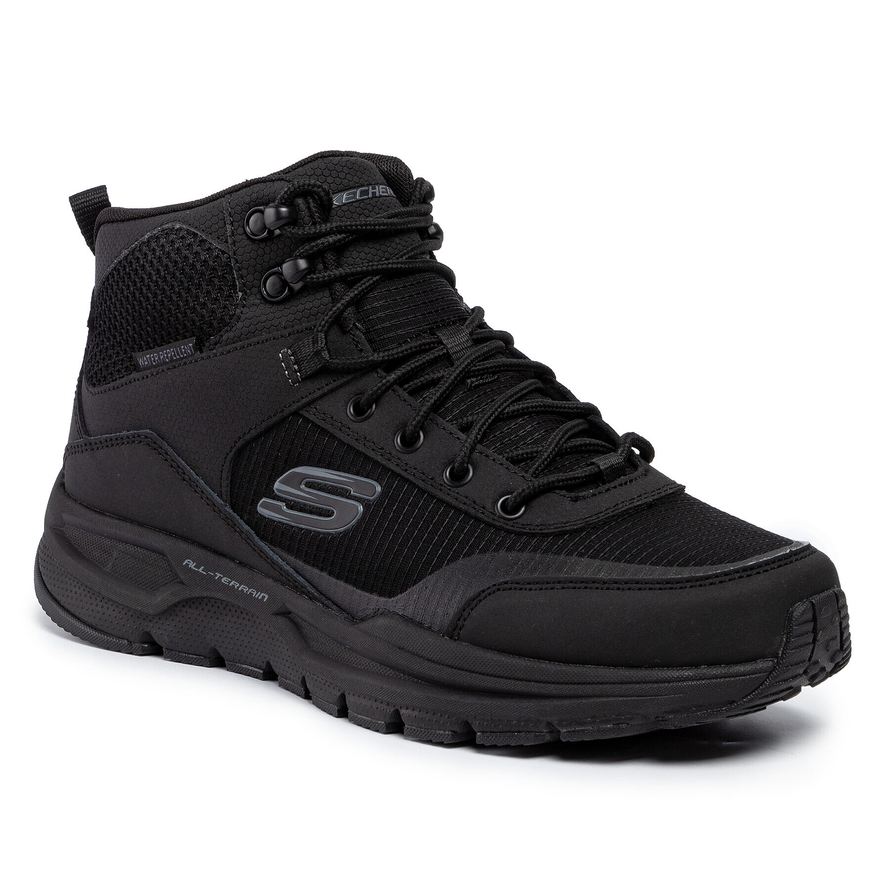 Skechers Туристически Woodrock 51705/BBK Черен - Pepit.bg