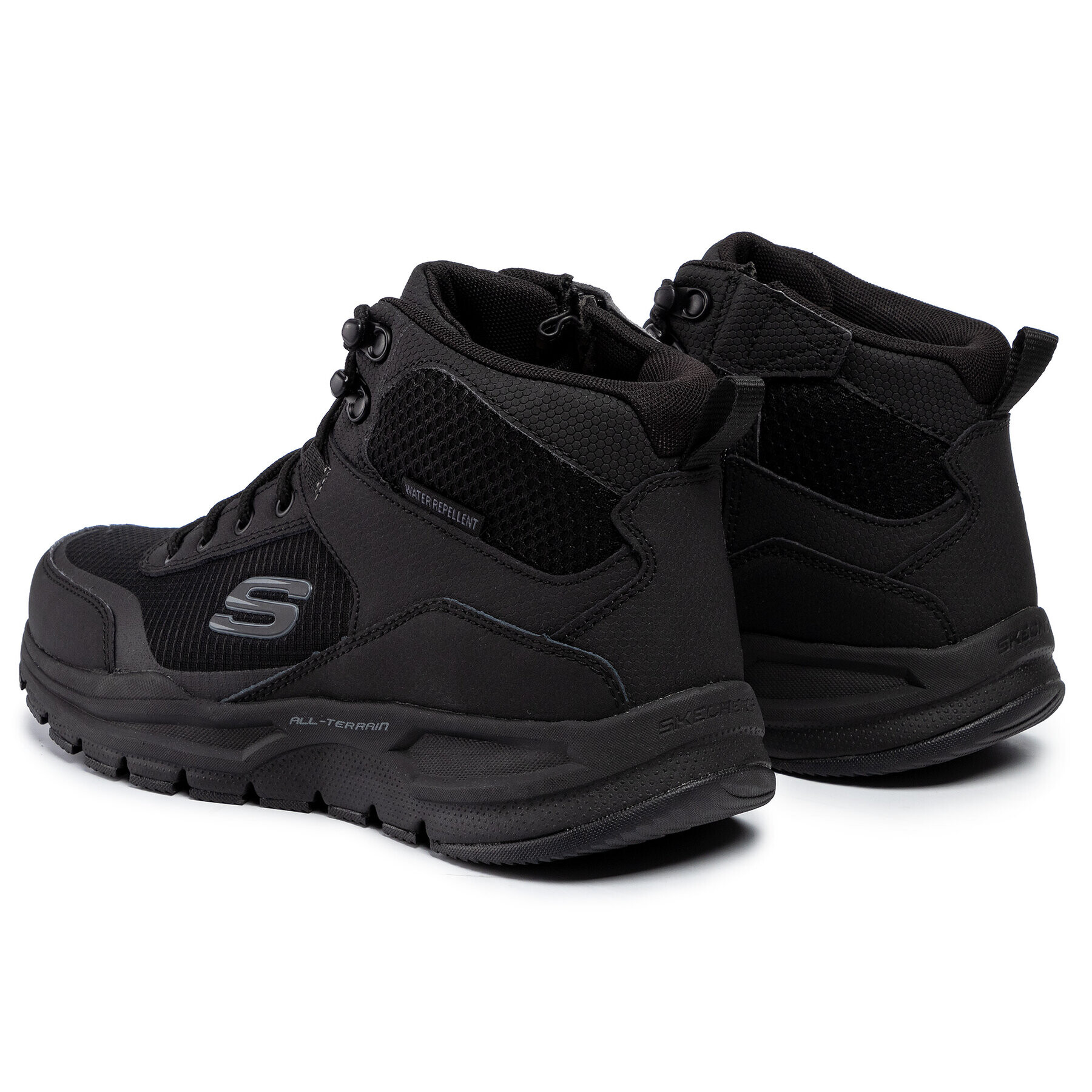 Skechers Туристически Woodrock 51705/BBK Черен - Pepit.bg