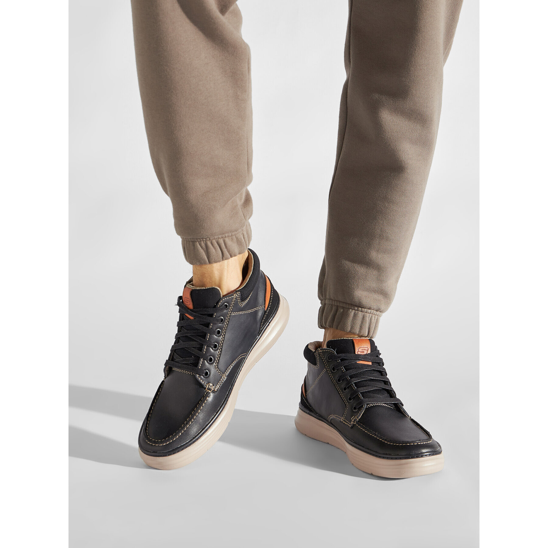 Skechers Зимни обувки Alago 66232/BKNT Черен - Pepit.bg