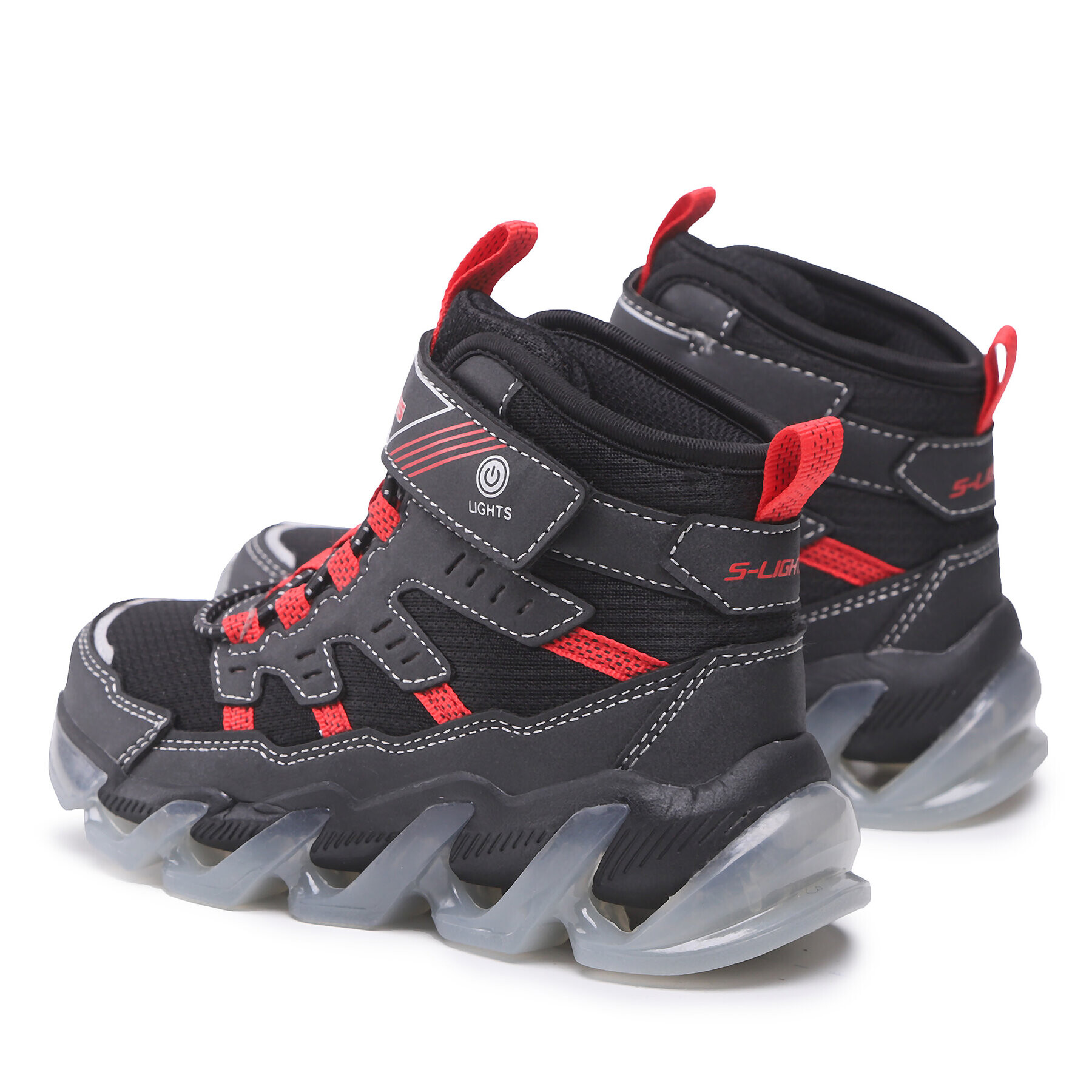 Skechers Зимни обувки Flash Breeze 400131L/BKRD Черен - Pepit.bg