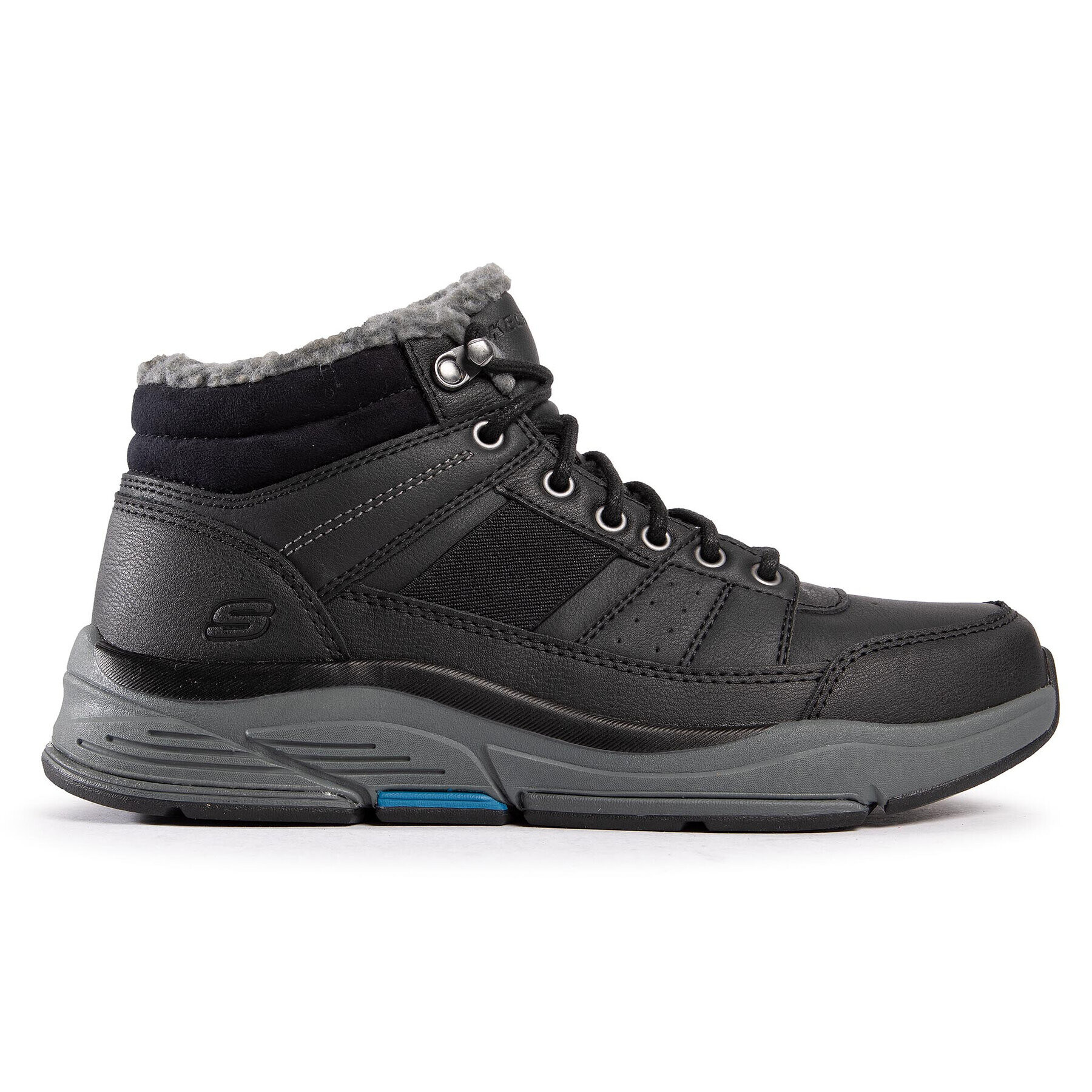 Skechers Зимни обувки Voren 66199/BLK Черен - Pepit.bg