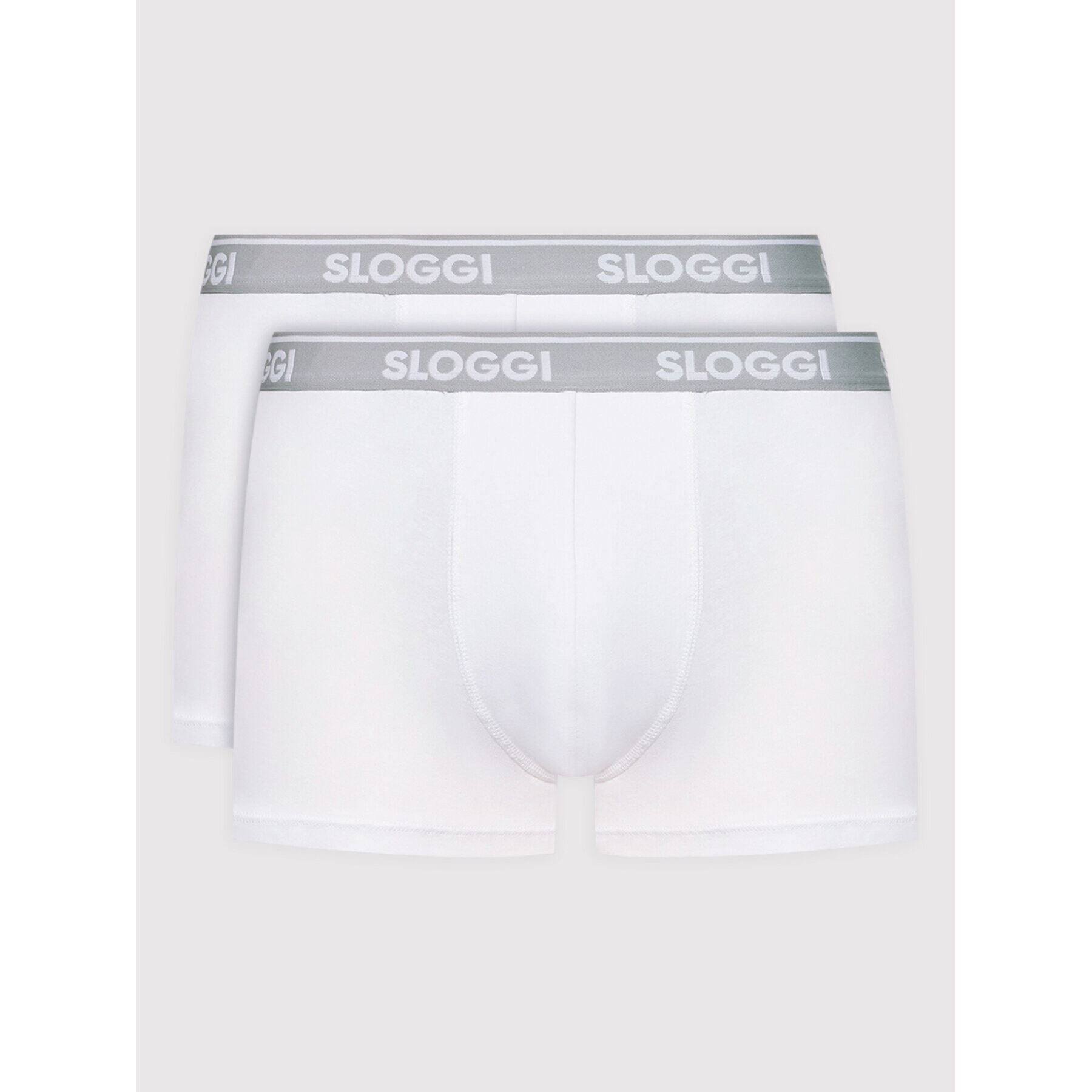 Sloggi Комплект 2 чифта боксерки 10201604 Бял - Pepit.bg