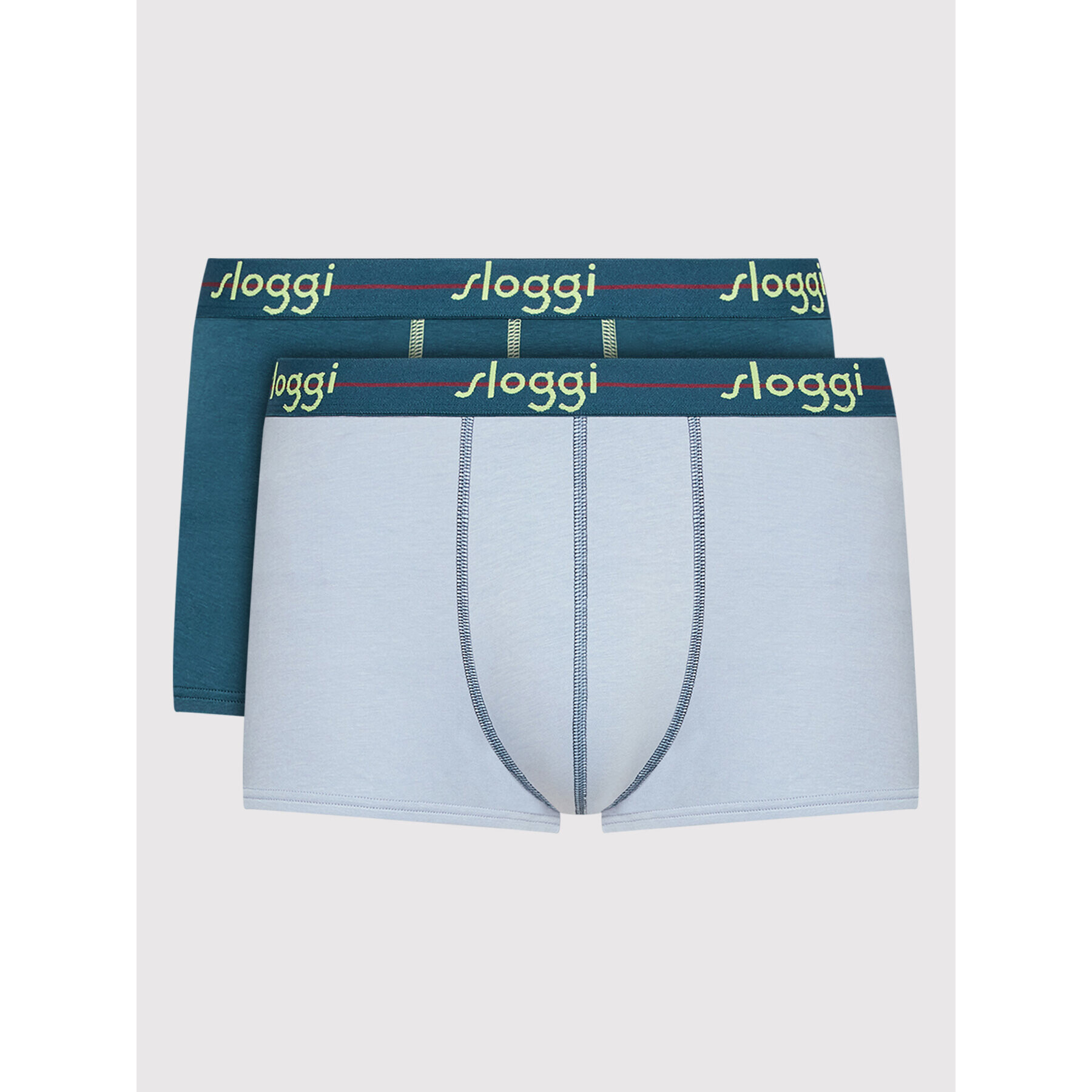 Sloggi Комплект 2 чифта боксерки 10206968 Сив - Pepit.bg