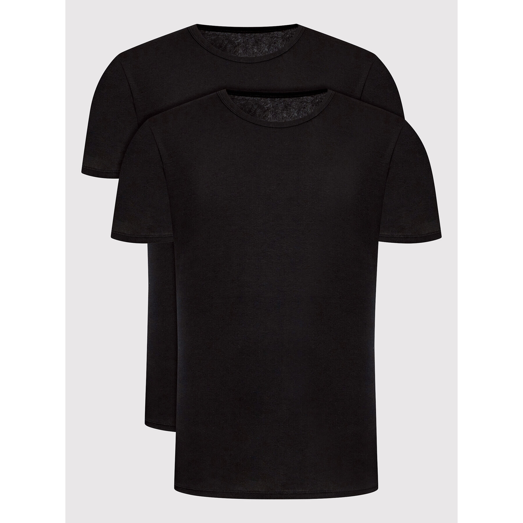 Sloggi Комплект 2 тишъртки 10206562 Черен Regular Fit - Pepit.bg