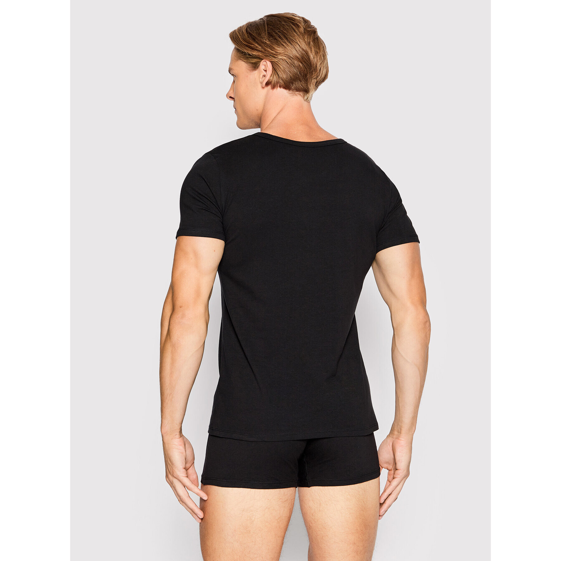 Sloggi Комплект 2 тишъртки 10206562 Черен Regular Fit - Pepit.bg