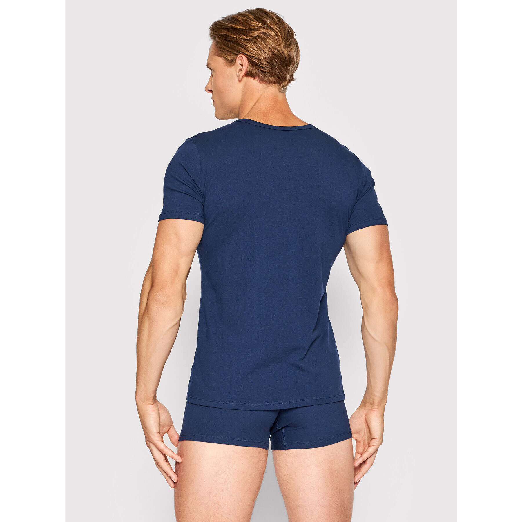Sloggi Комплект 2 тишъртки 10206562 Тъмносин Regular Fit - Pepit.bg