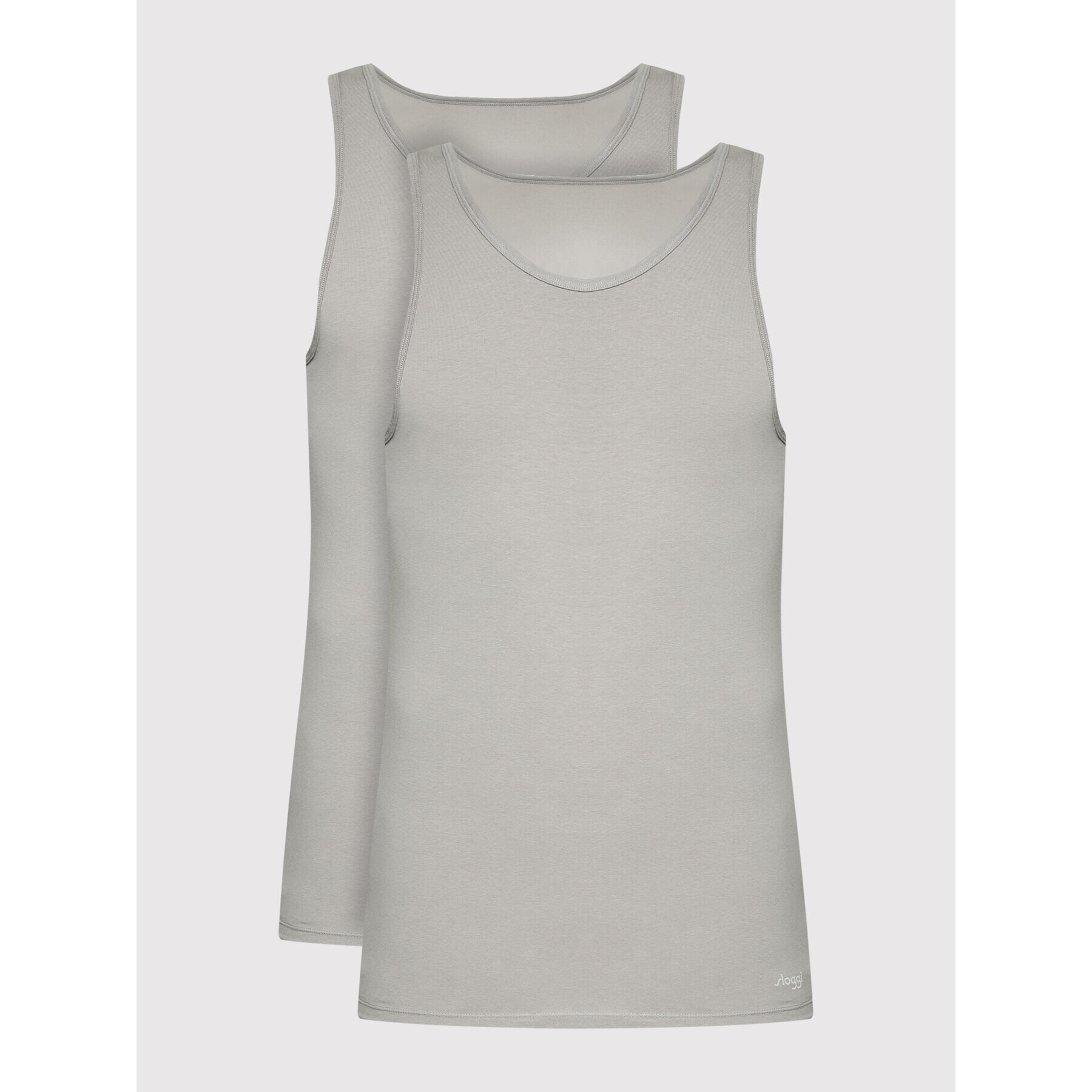 Sloggi Комплект от 2 броя топове 10201560 Сив Regular Fit - Pepit.bg
