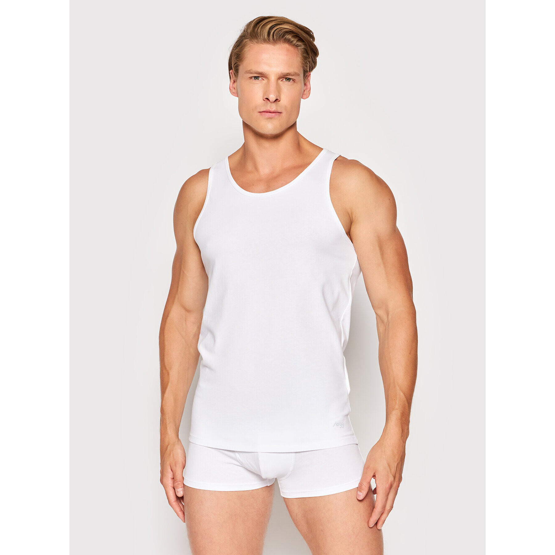 Sloggi Комплект от 2 броя топове 10201560 Бял Regular Fit - Pepit.bg
