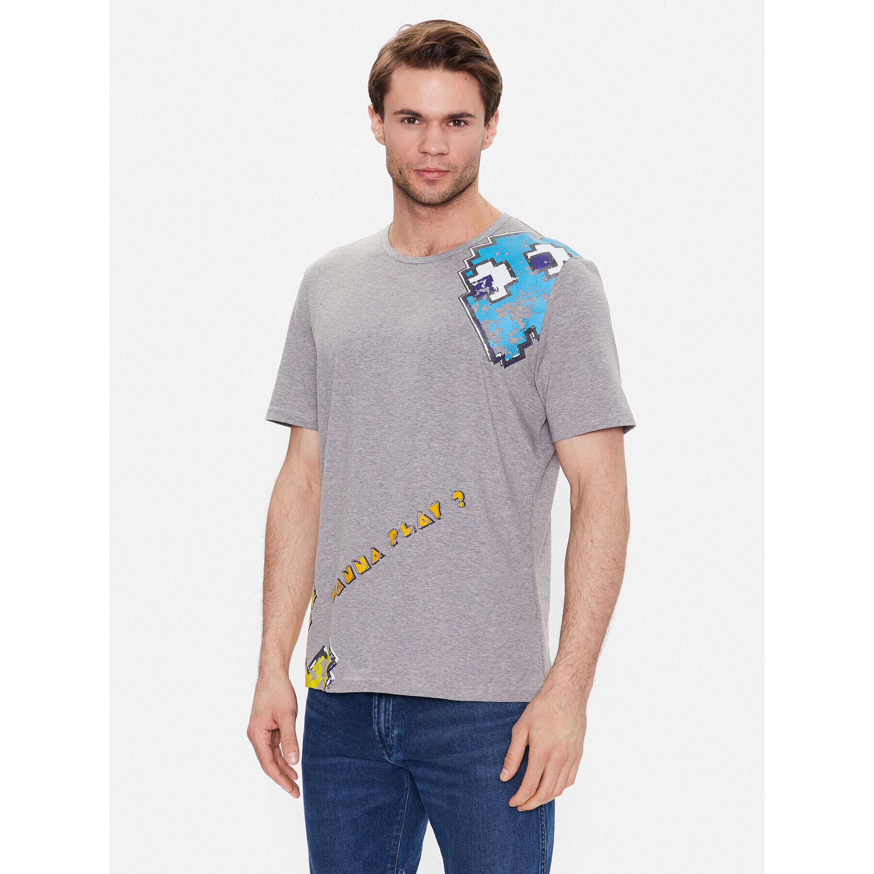 Sloggi Тишърт 10213124 Сив Regular Fit - Pepit.bg