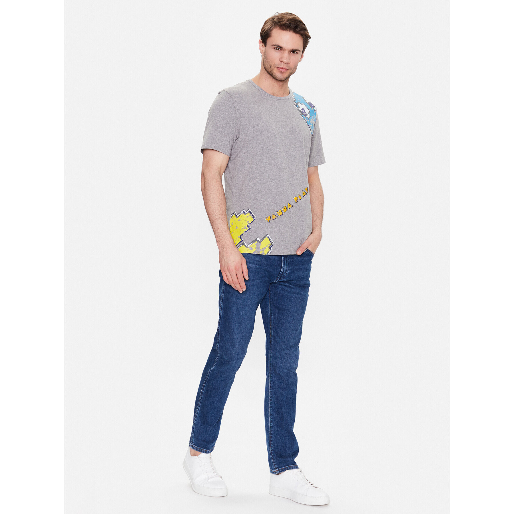 Sloggi Тишърт 10213124 Сив Regular Fit - Pepit.bg