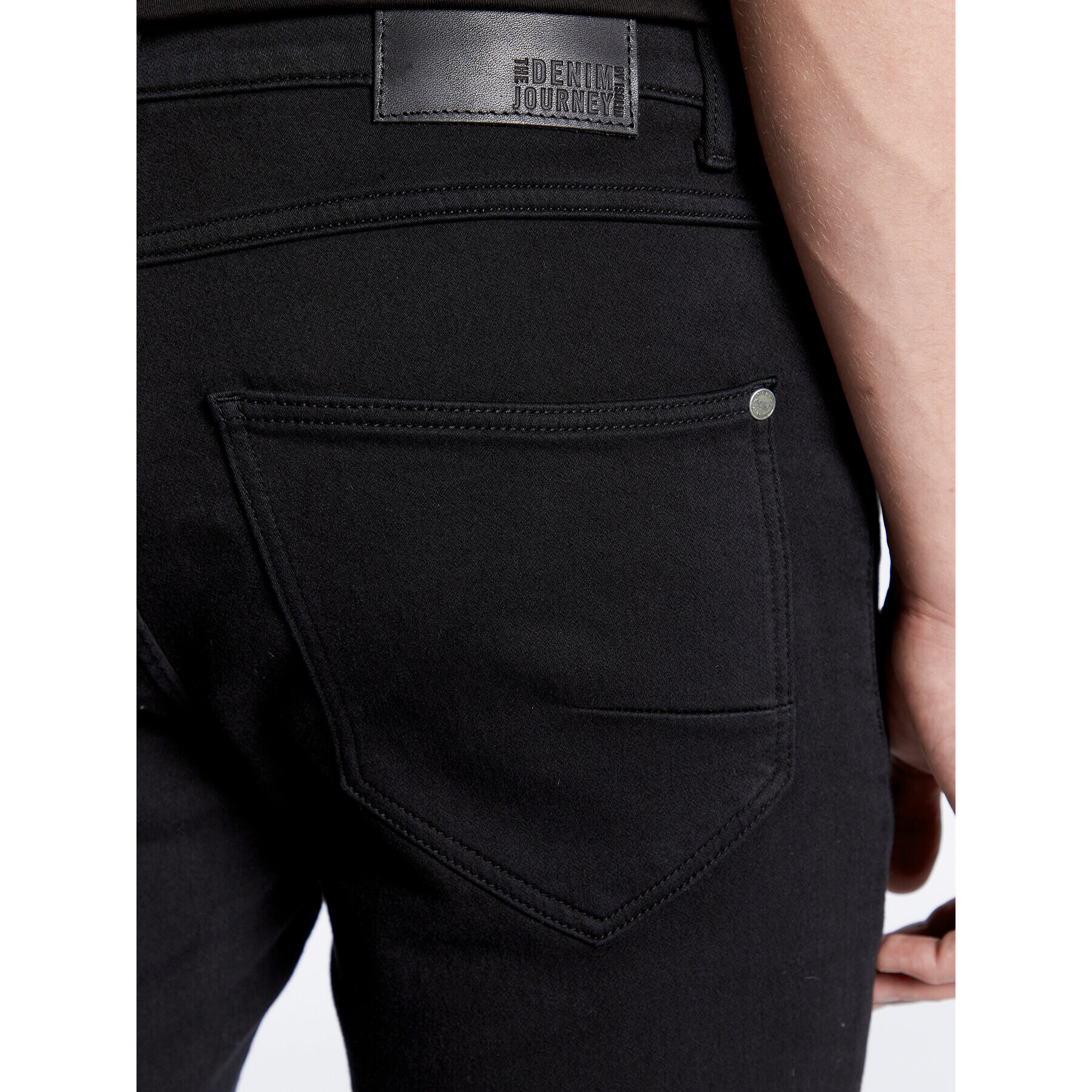 Solid Дънки 21105838 Черен Slim Fit - Pepit.bg