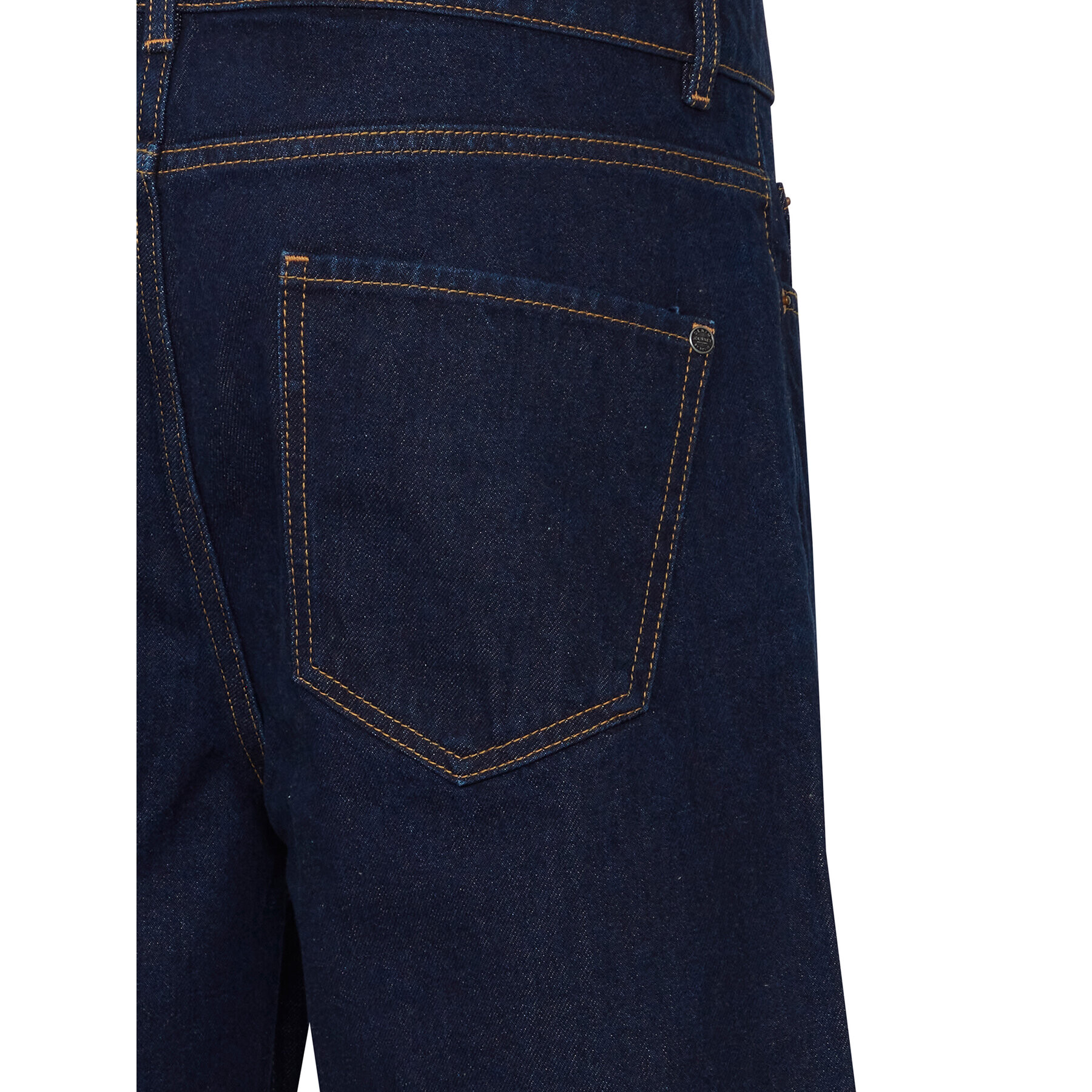 Solid Дънкови шорти 21107657 Тъмносин Straight Fit - Pepit.bg