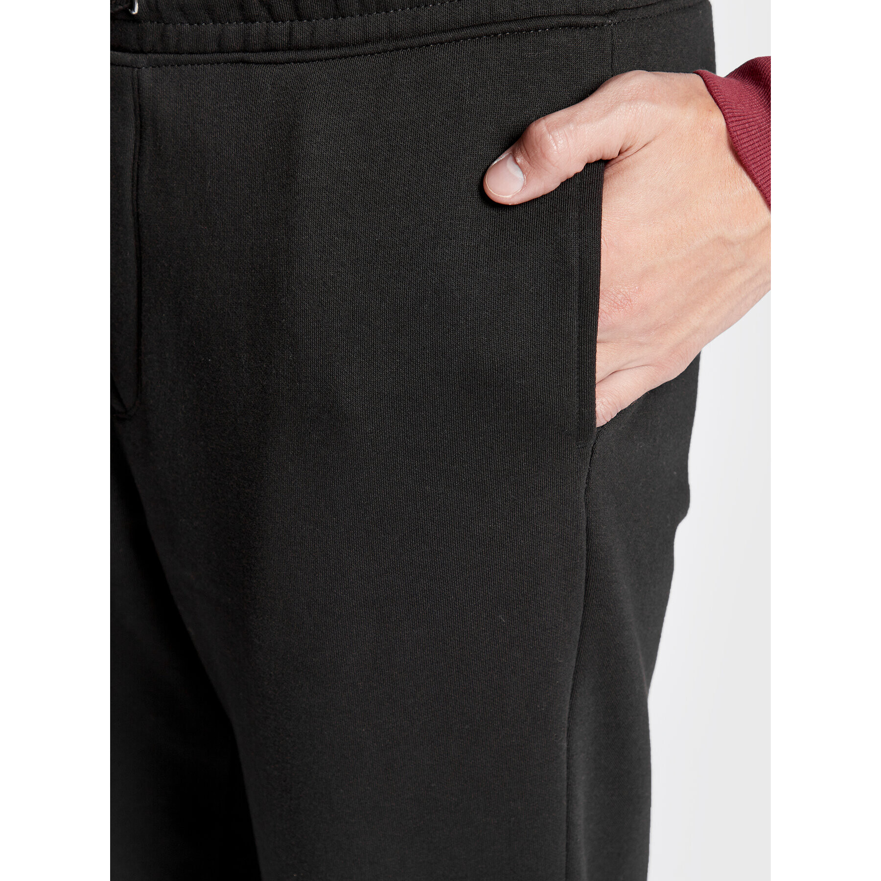 Solid Долнище анцуг 21106556 Черен Regular Fit - Pepit.bg