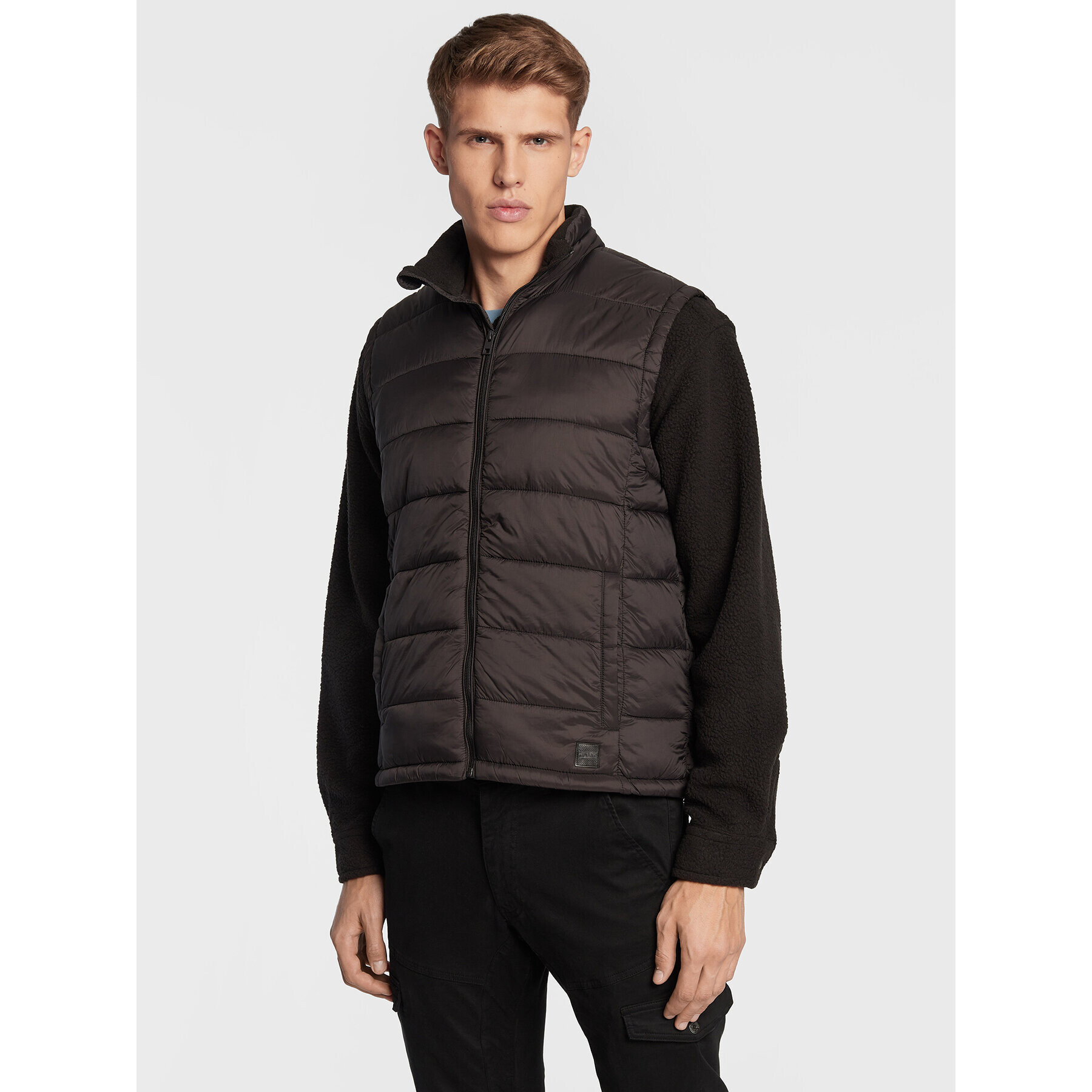 Solid Елек Cole 21107083 Черен Regular Fit - Pepit.bg