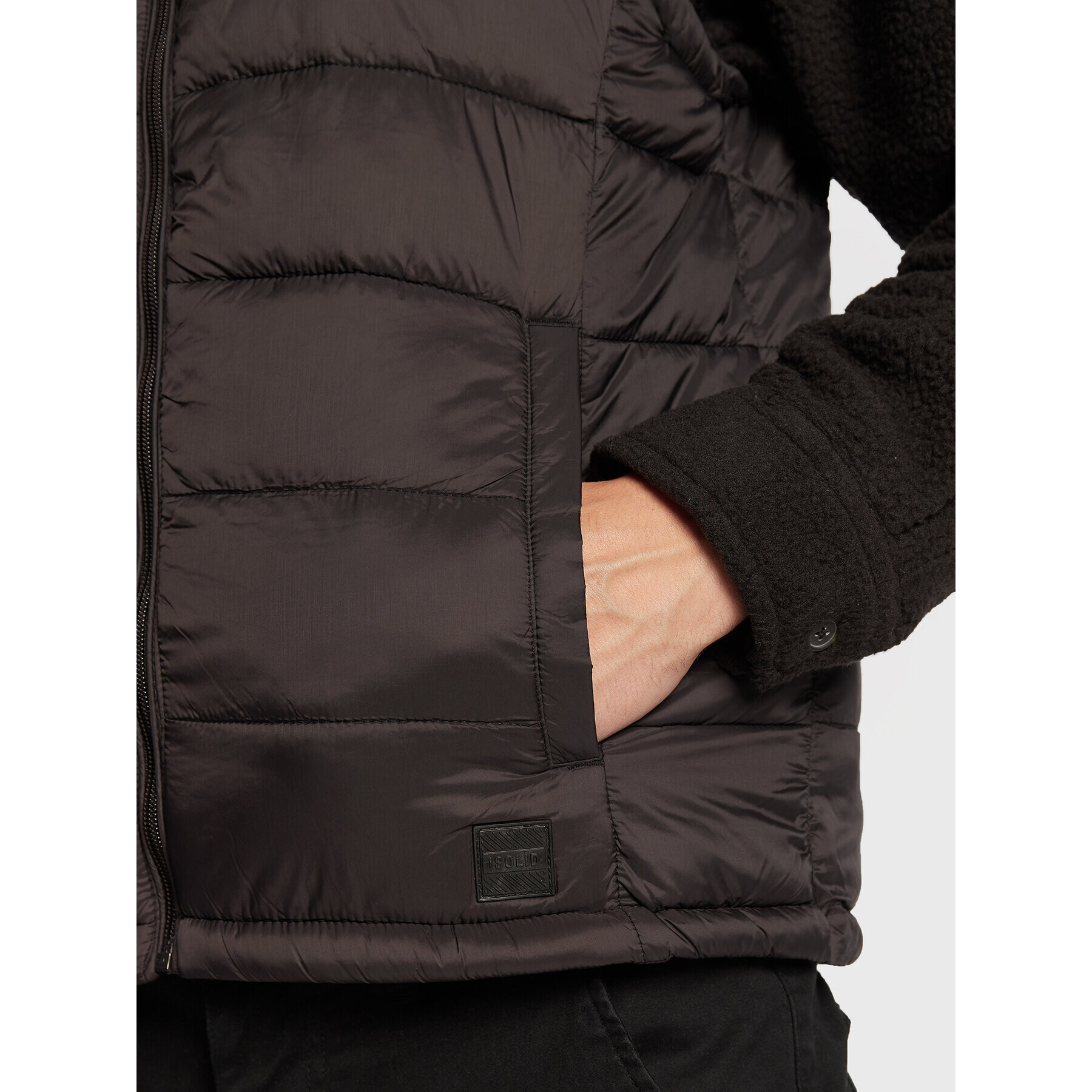 Solid Елек Cole 21107083 Черен Regular Fit - Pepit.bg