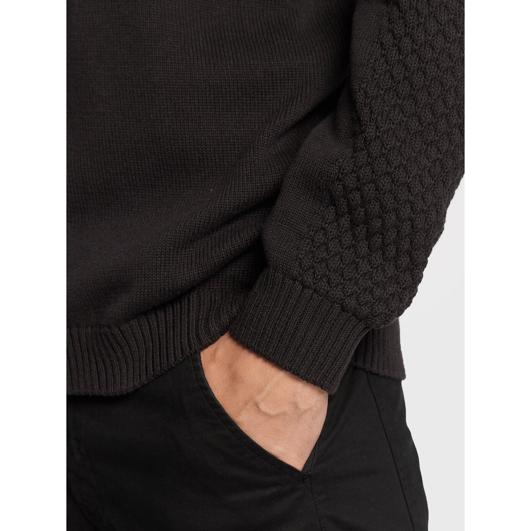 Solid Кардиган Clive 21107144 Черен Regular Fit - Pepit.bg