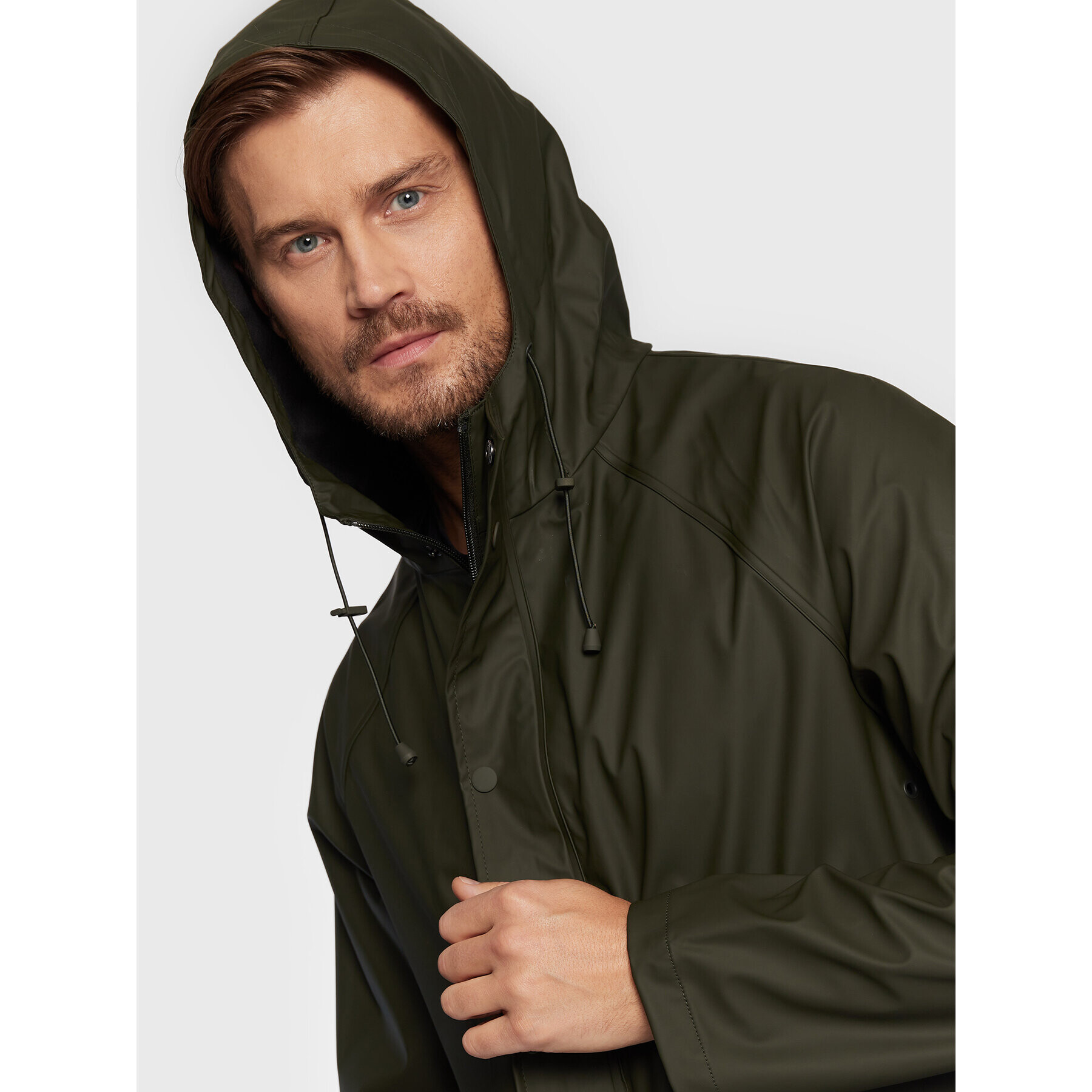 Solid Преходно яке 21107388 Зелен Regular Fit - Pepit.bg