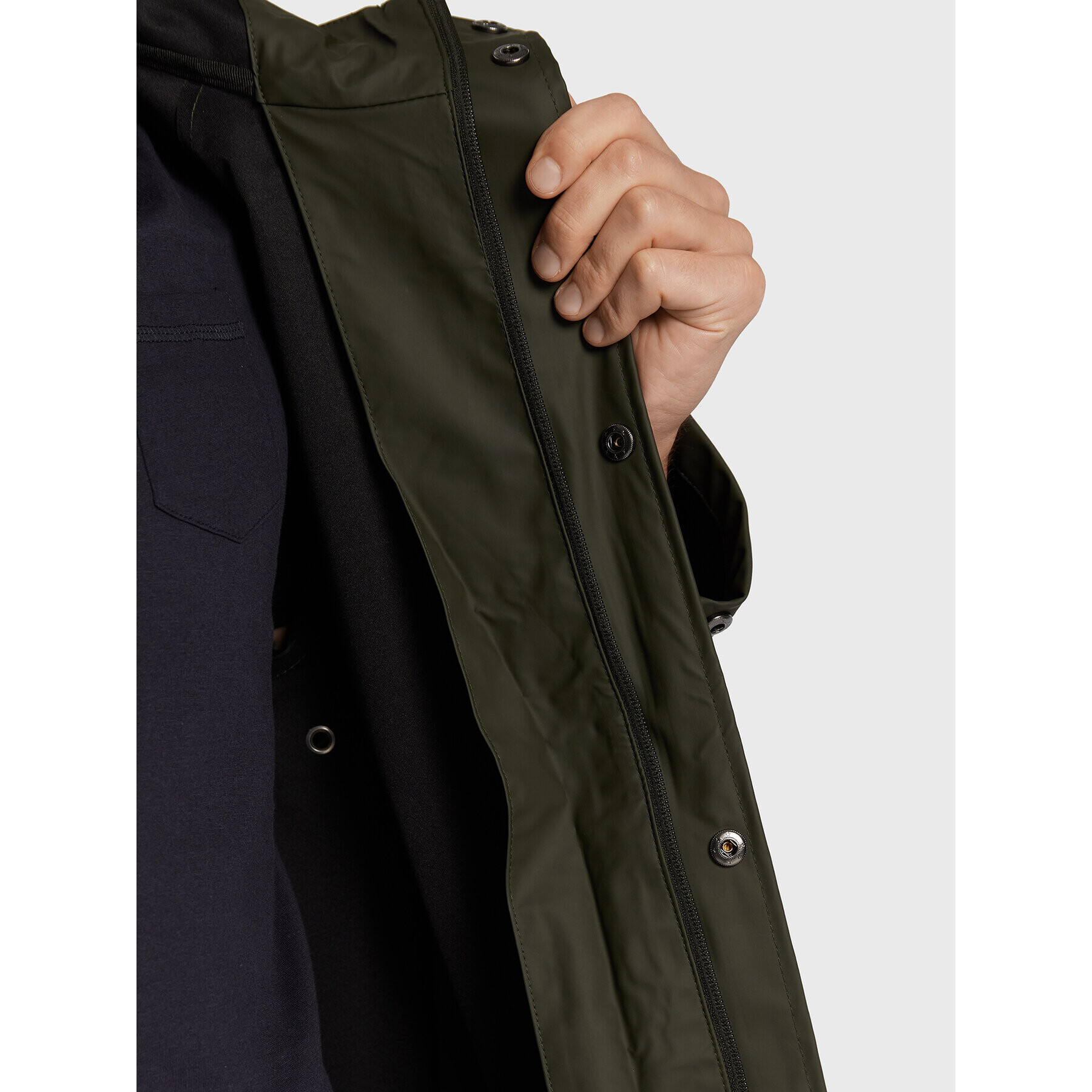 Solid Преходно яке 21107388 Зелен Regular Fit - Pepit.bg