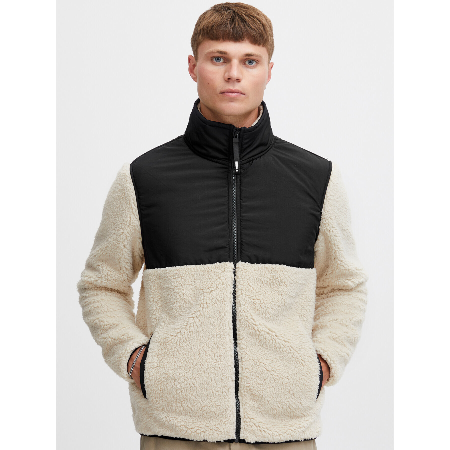 Solid Преходно яке 21107831 Бежов Regular Fit - Pepit.bg
