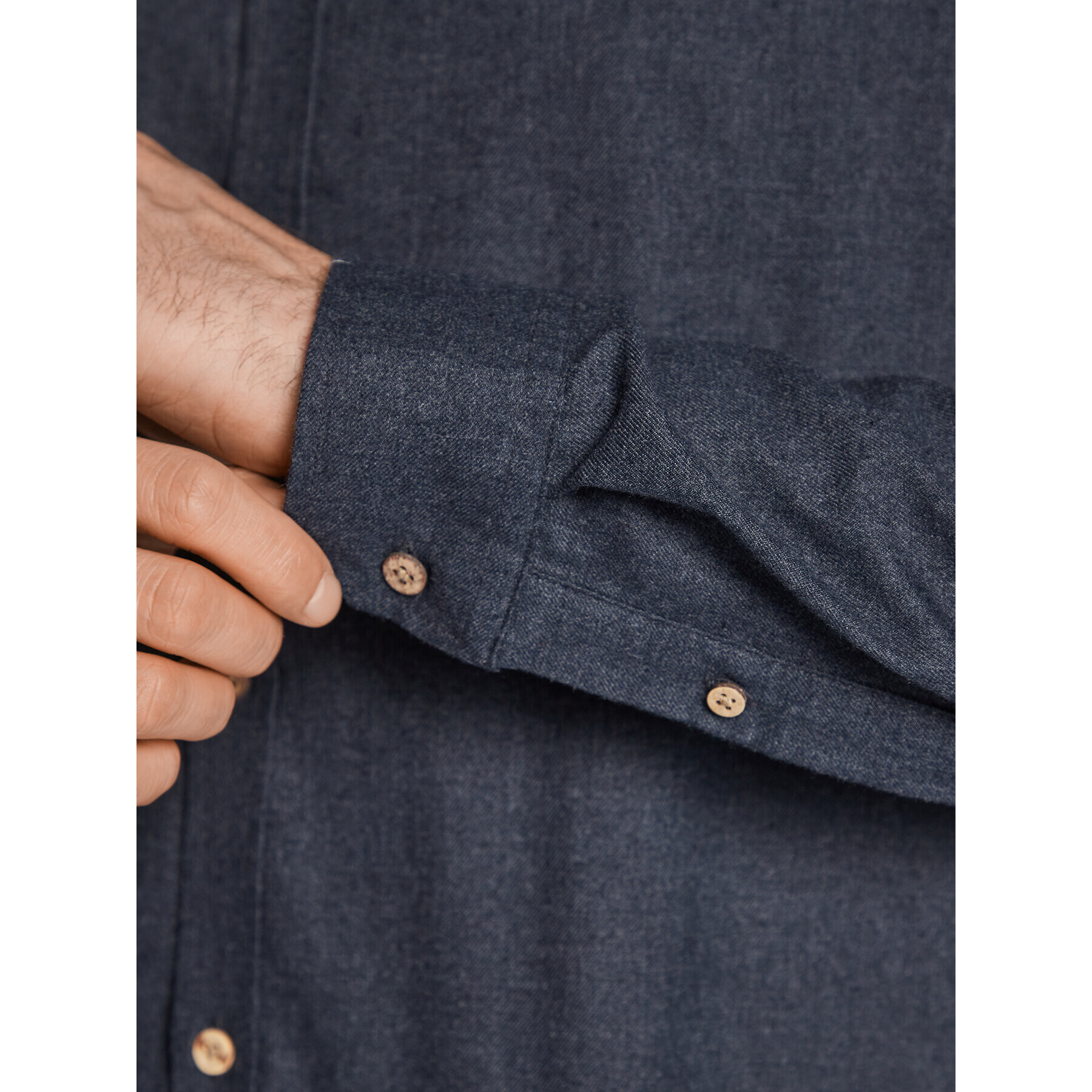 Solid Риза Pete 21107465 Тъмносин Regular Fit - Pepit.bg