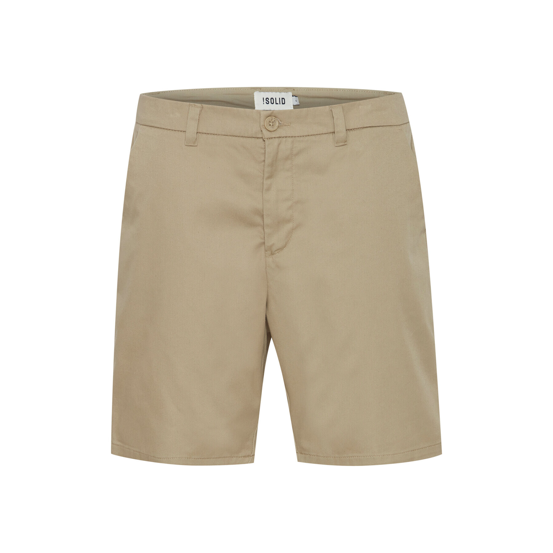 Solid Шорти от плат 21107653 Бежов Straight Fit - Pepit.bg