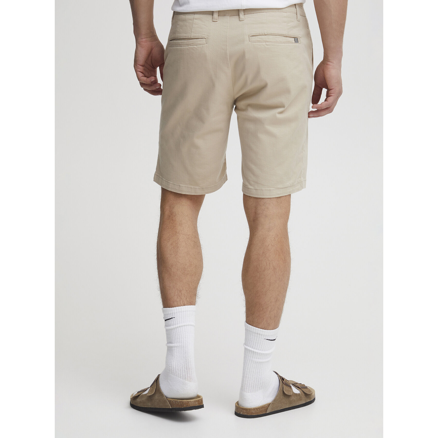 Solid Шорти от плат 21107811 Бежов Regular Fit - Pepit.bg