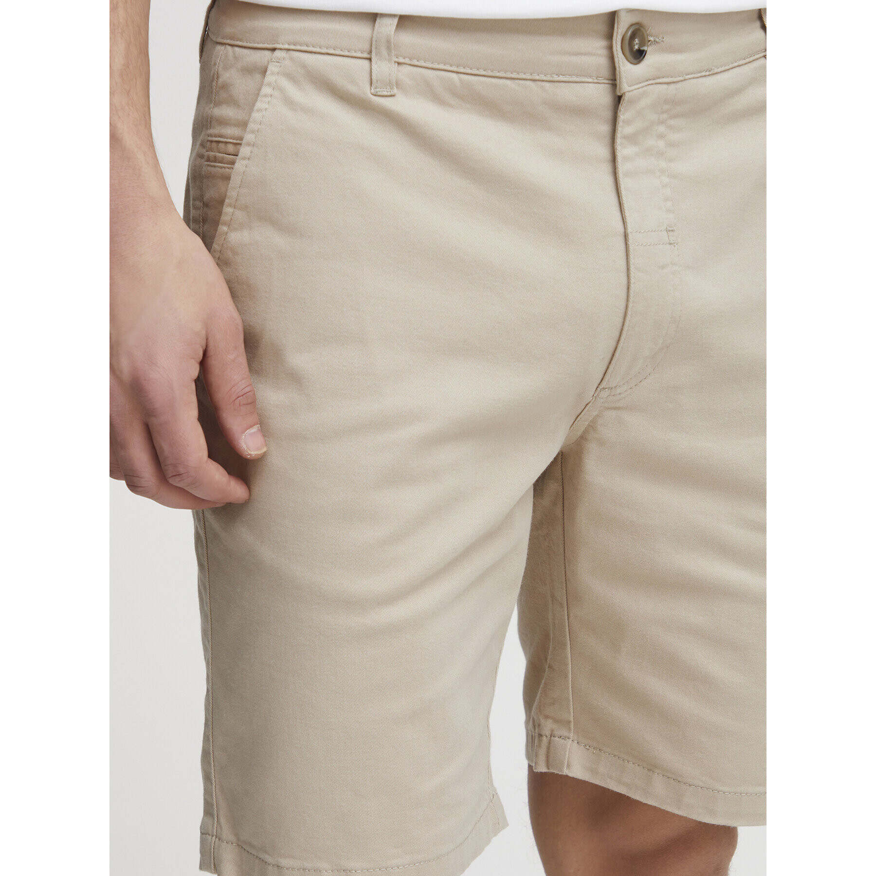 Solid Шорти от плат 21107811 Бежов Regular Fit - Pepit.bg