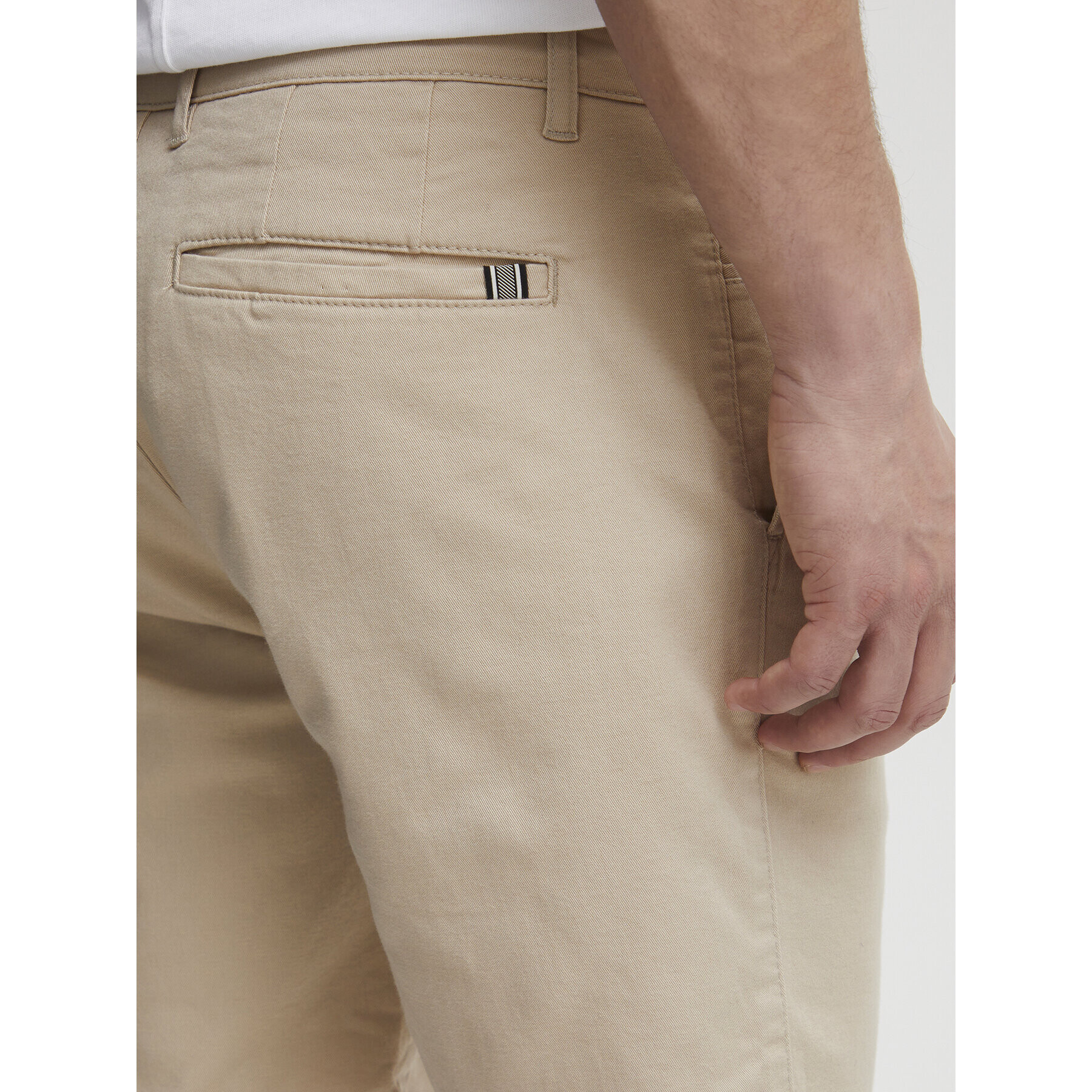 Solid Шорти от плат 21107811 Бежов Regular Fit - Pepit.bg