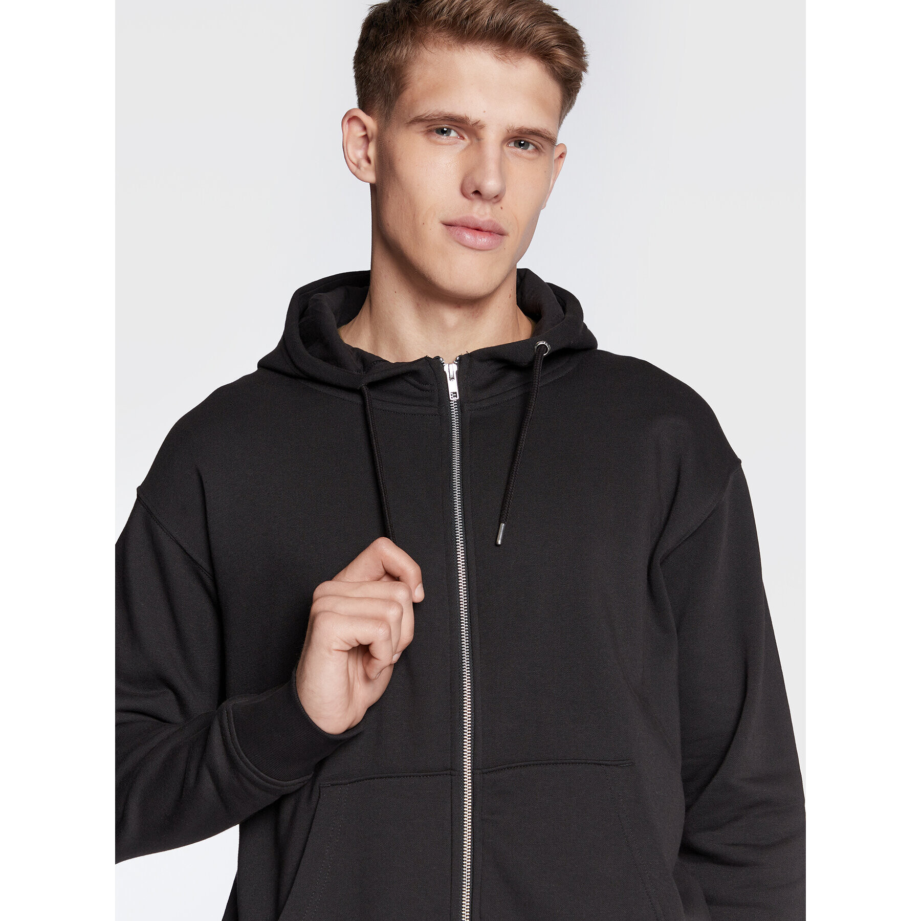 Solid Суитшърт 21107421 Черен Regular Fit - Pepit.bg