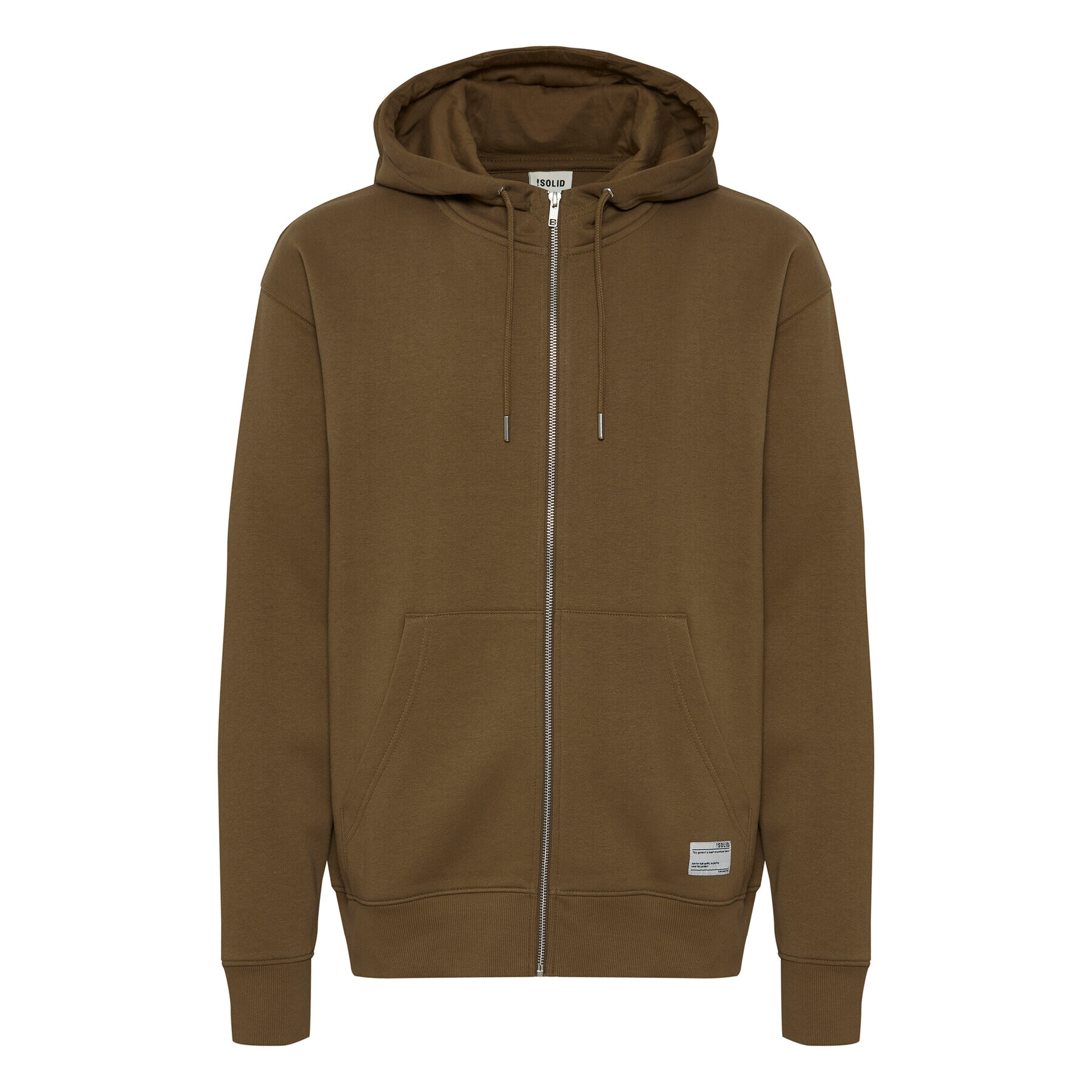 Solid Суитшърт 21107421 Кафяв Regular Fit - Pepit.bg