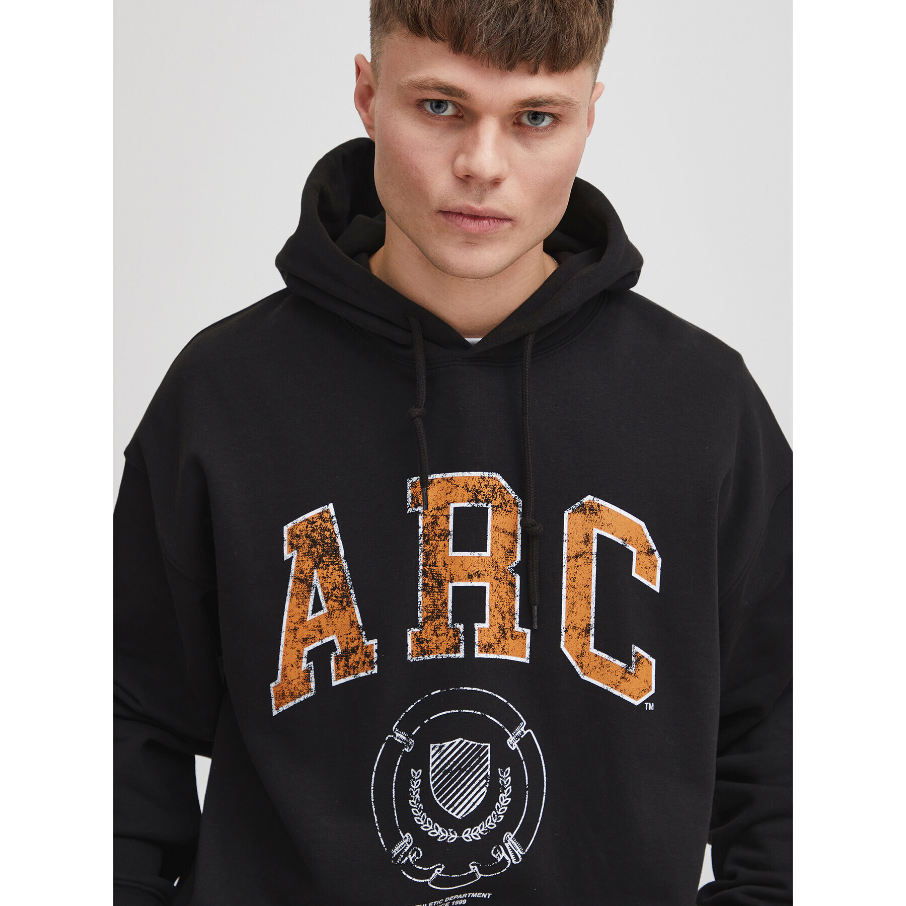 Solid Суитшърт 21107856 Черен Regular Fit - Pepit.bg