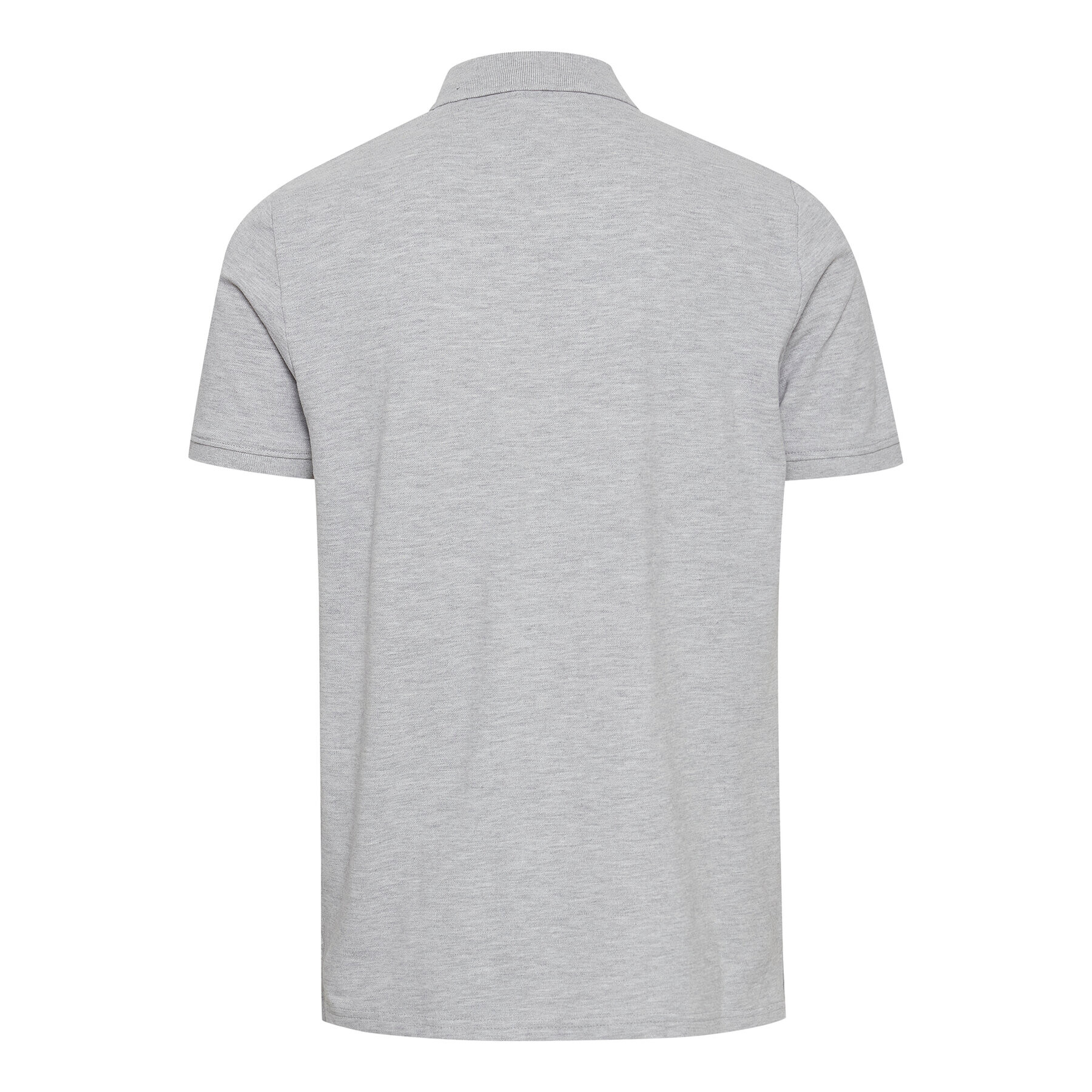 Solid Тениска с яка и копчета 21106488 Сив Regular Fit - Pepit.bg
