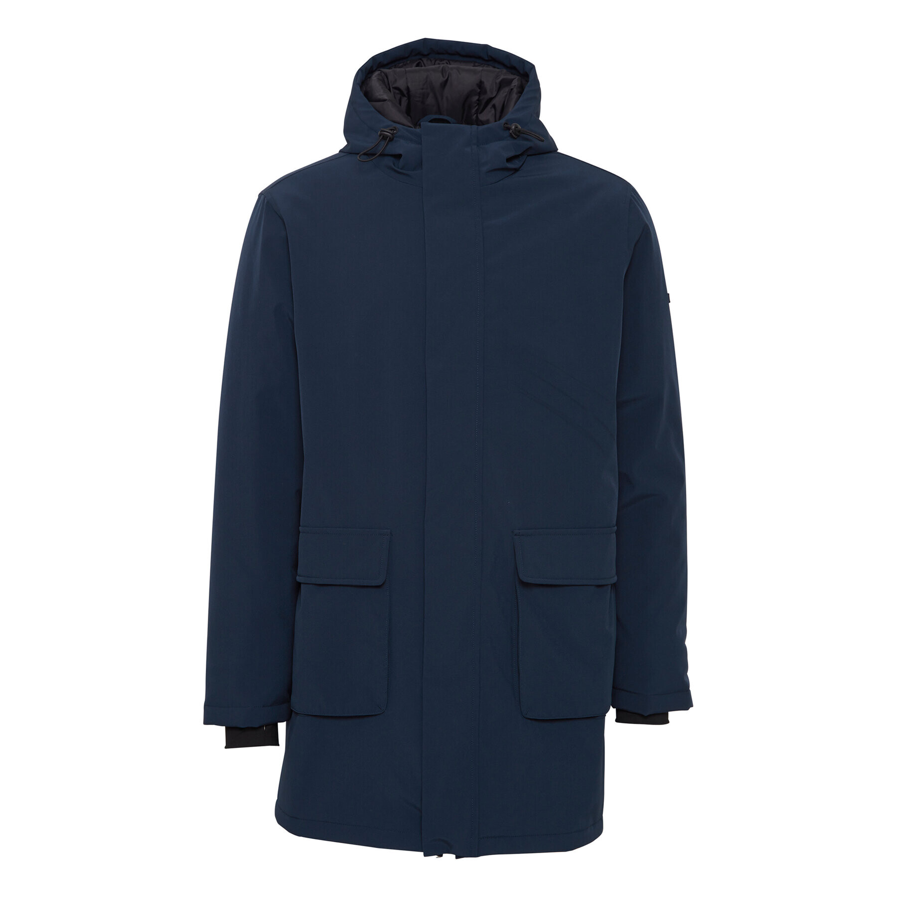 Solid Зимно яке 21107834 Тъмносин Regular Fit - Pepit.bg