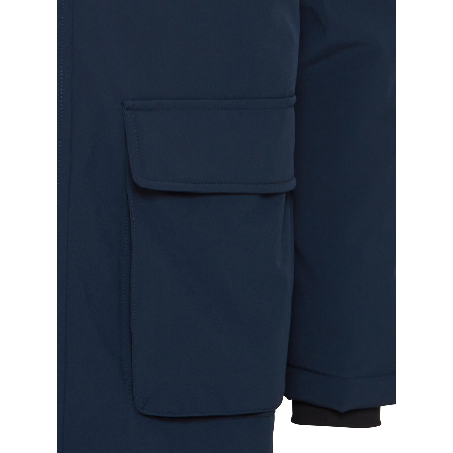 Solid Зимно яке 21107834 Тъмносин Regular Fit - Pepit.bg
