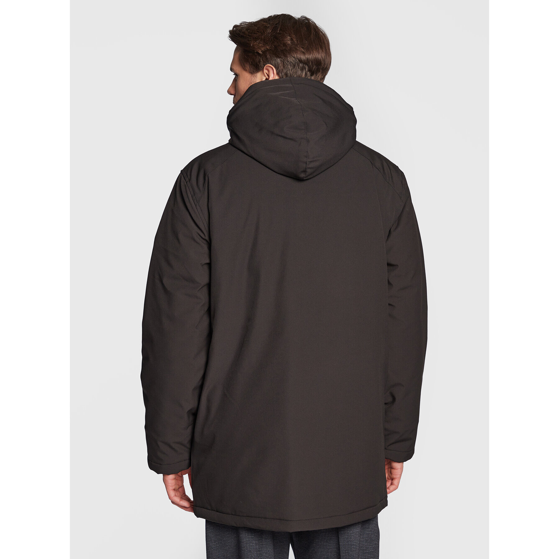 Solid Зимно яке Dimos 21107441 Черен Regular Fit - Pepit.bg