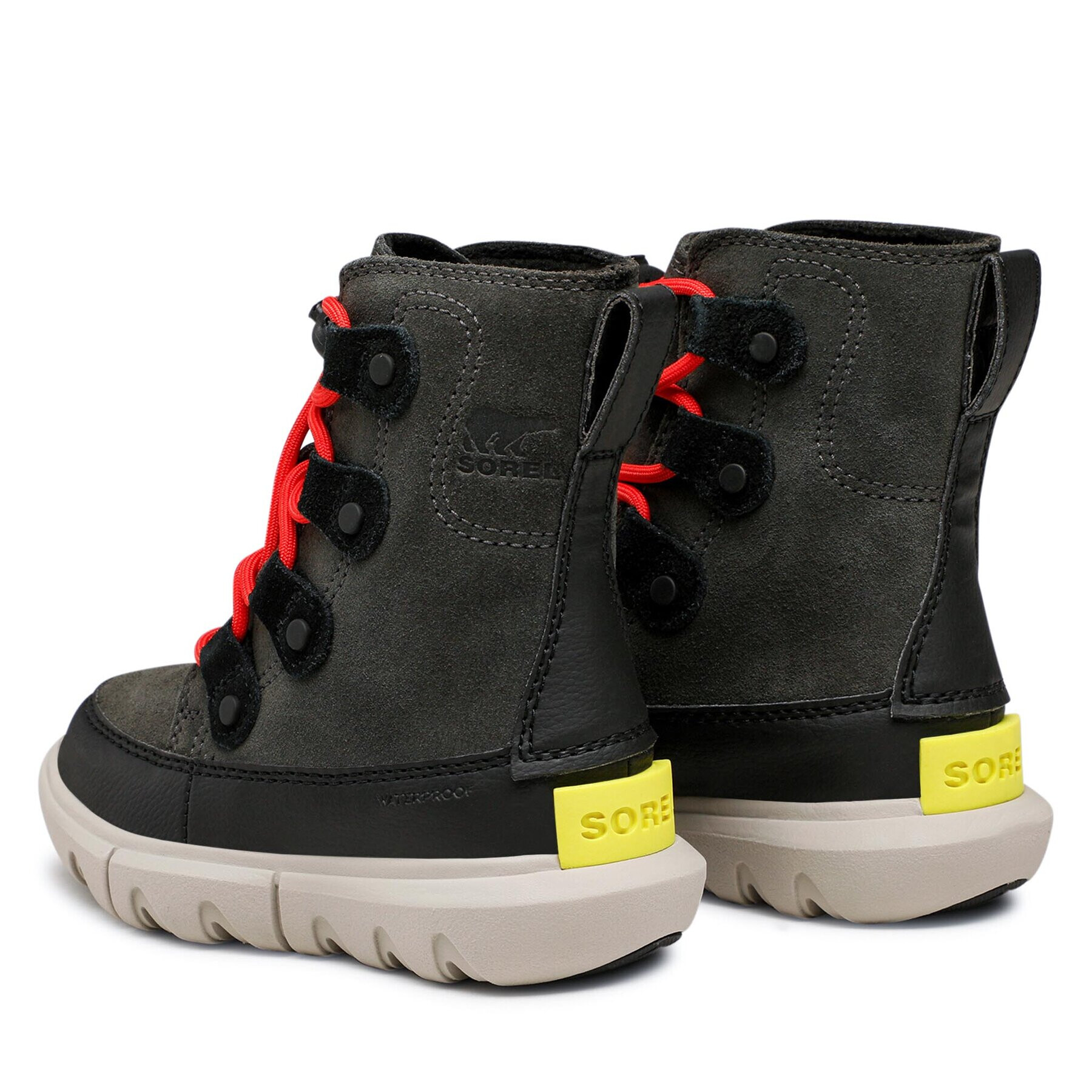 Sorel Апрески Childrens Explorer Lace Wp NC4897-093 Сив - Pepit.bg