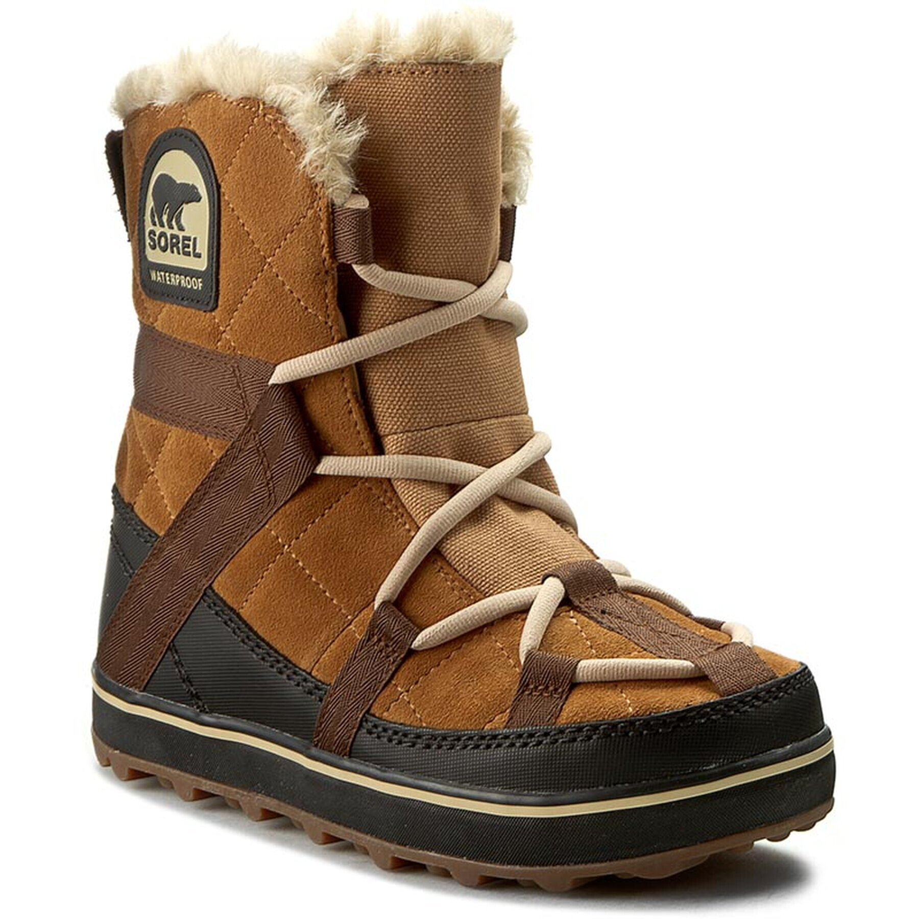 Sorel Апрески Glacy Explorer Shortie NL2079 Кафяв - Pepit.bg