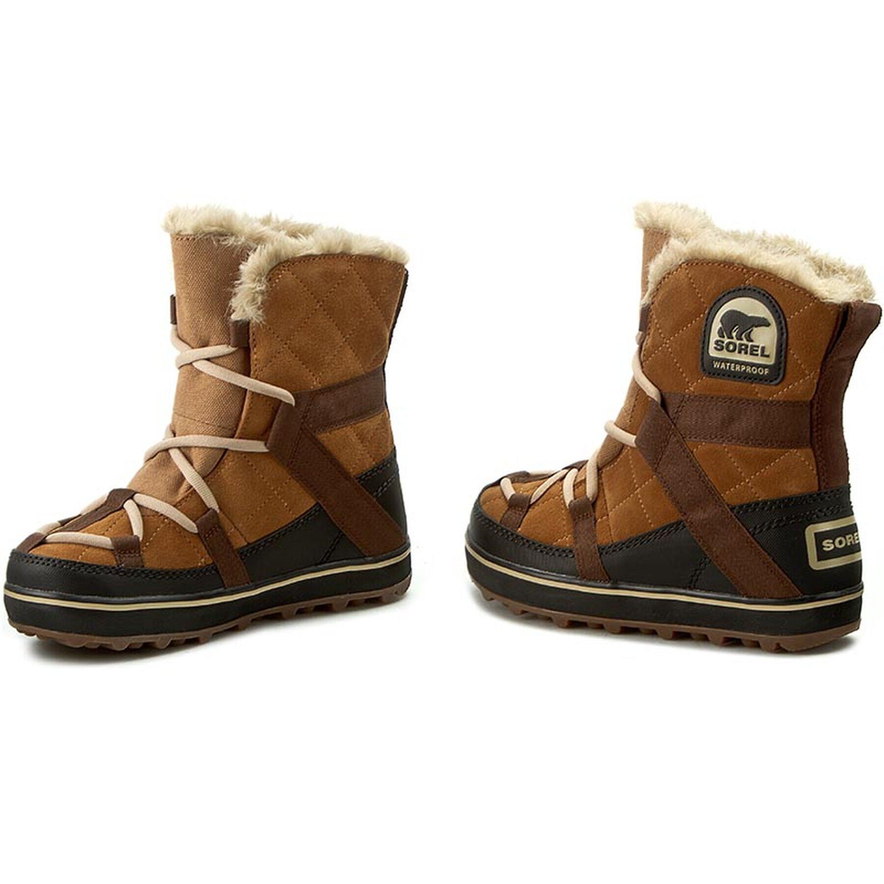 Sorel Апрески Glacy Explorer Shortie NL2079 Кафяв - Pepit.bg