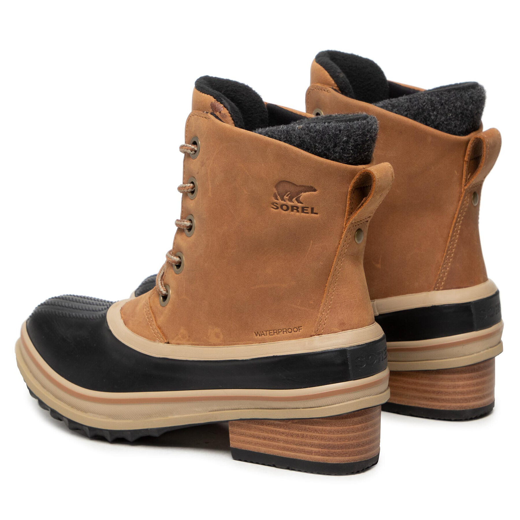 Sorel Апрески Slimpack III Lace Wp NL3810 Кафяв - Pepit.bg