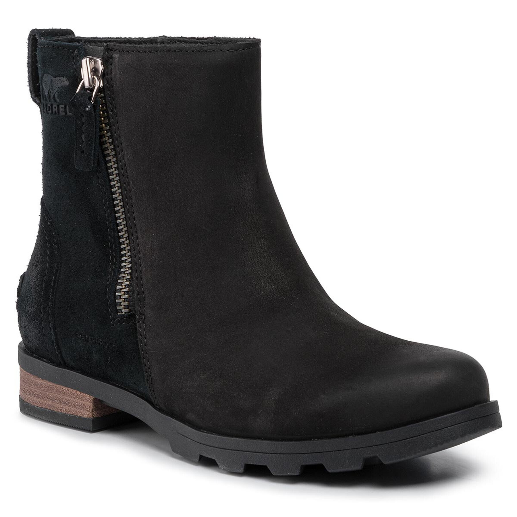 Sorel Боти Emelie Zip Bootie NL3502 Черен - Pepit.bg