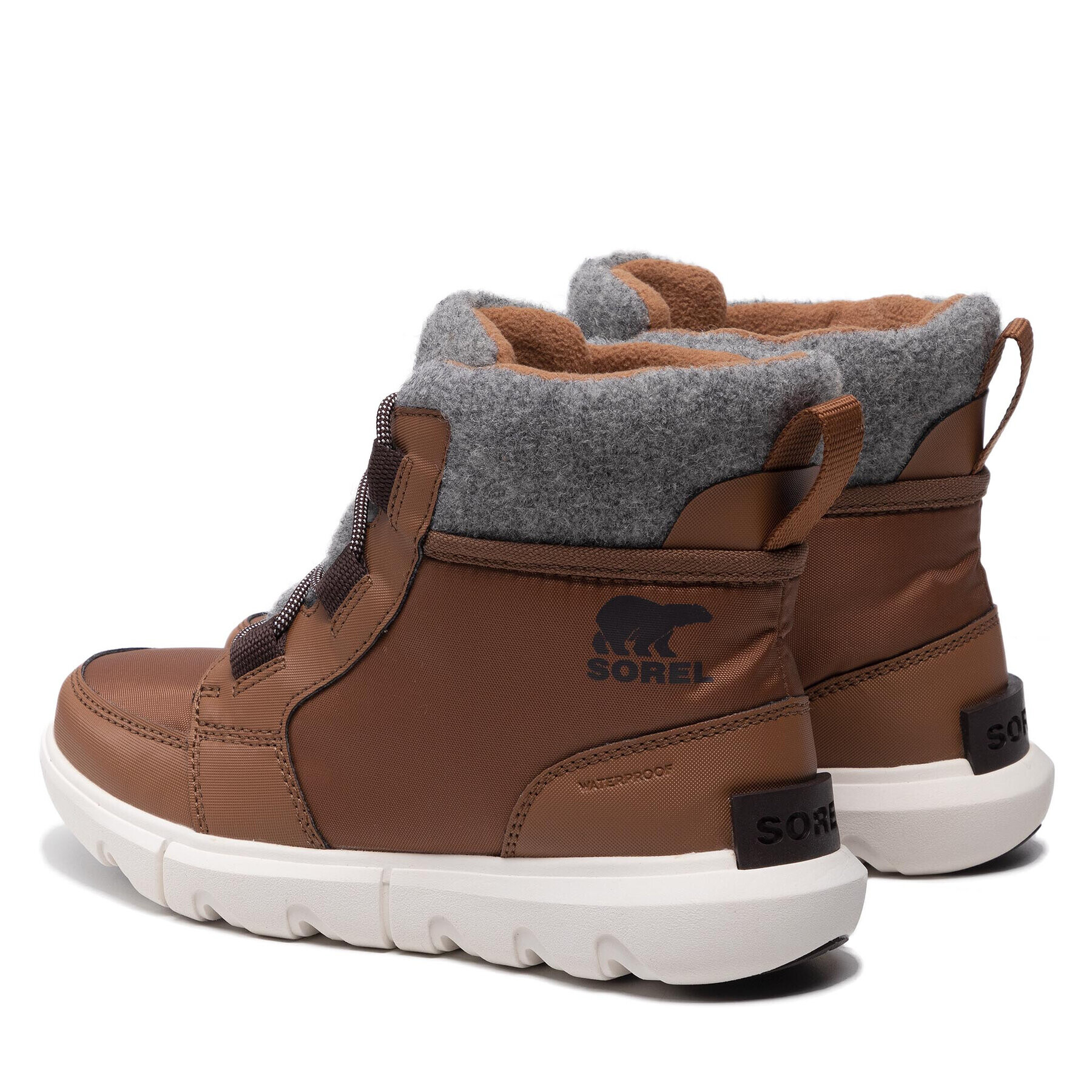 Sorel Боти Explorer II Carnival Felt Wp NL4454 Кафяв - Pepit.bg