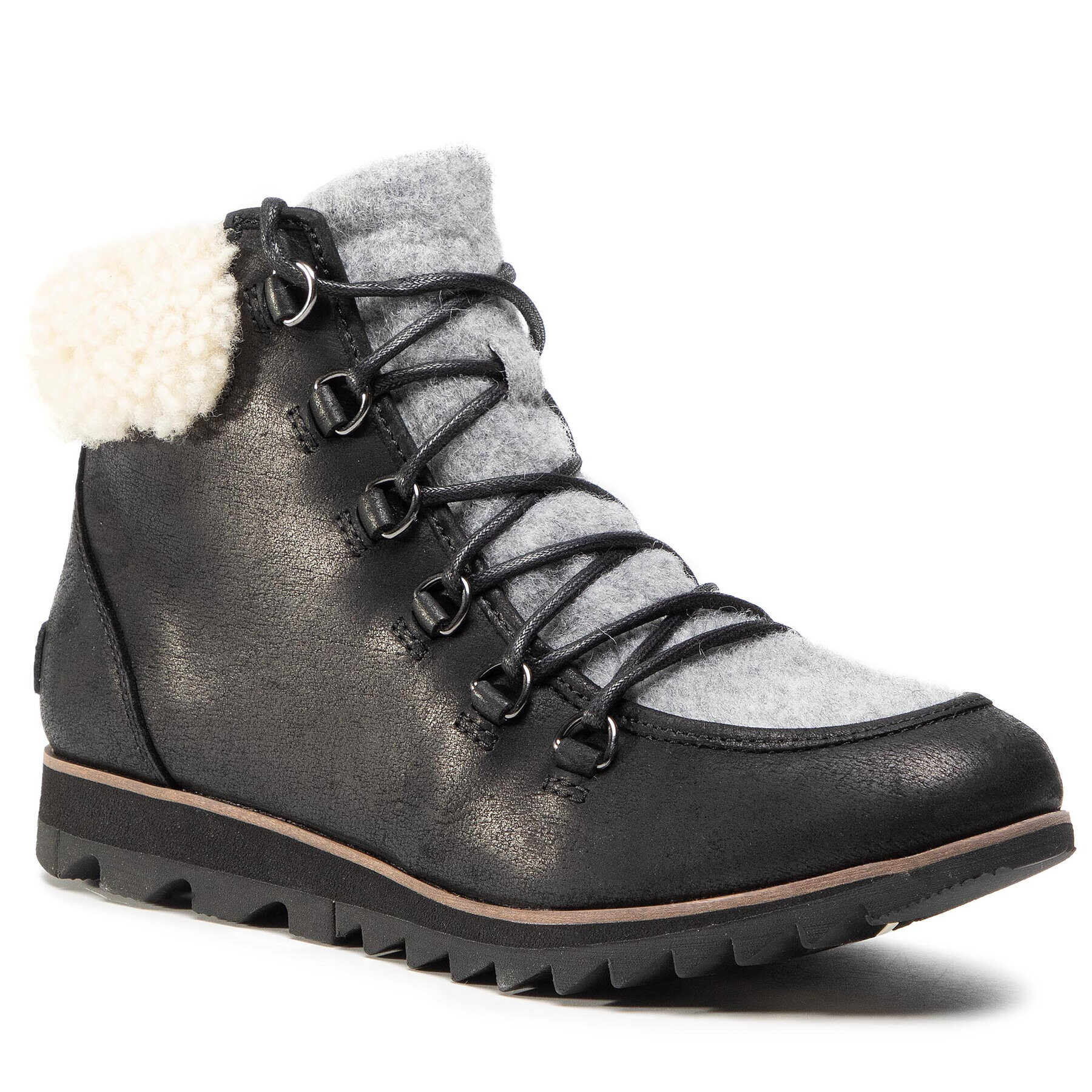 Sorel Боти Harlow Lace Cozy NL3733 Черен - Pepit.bg