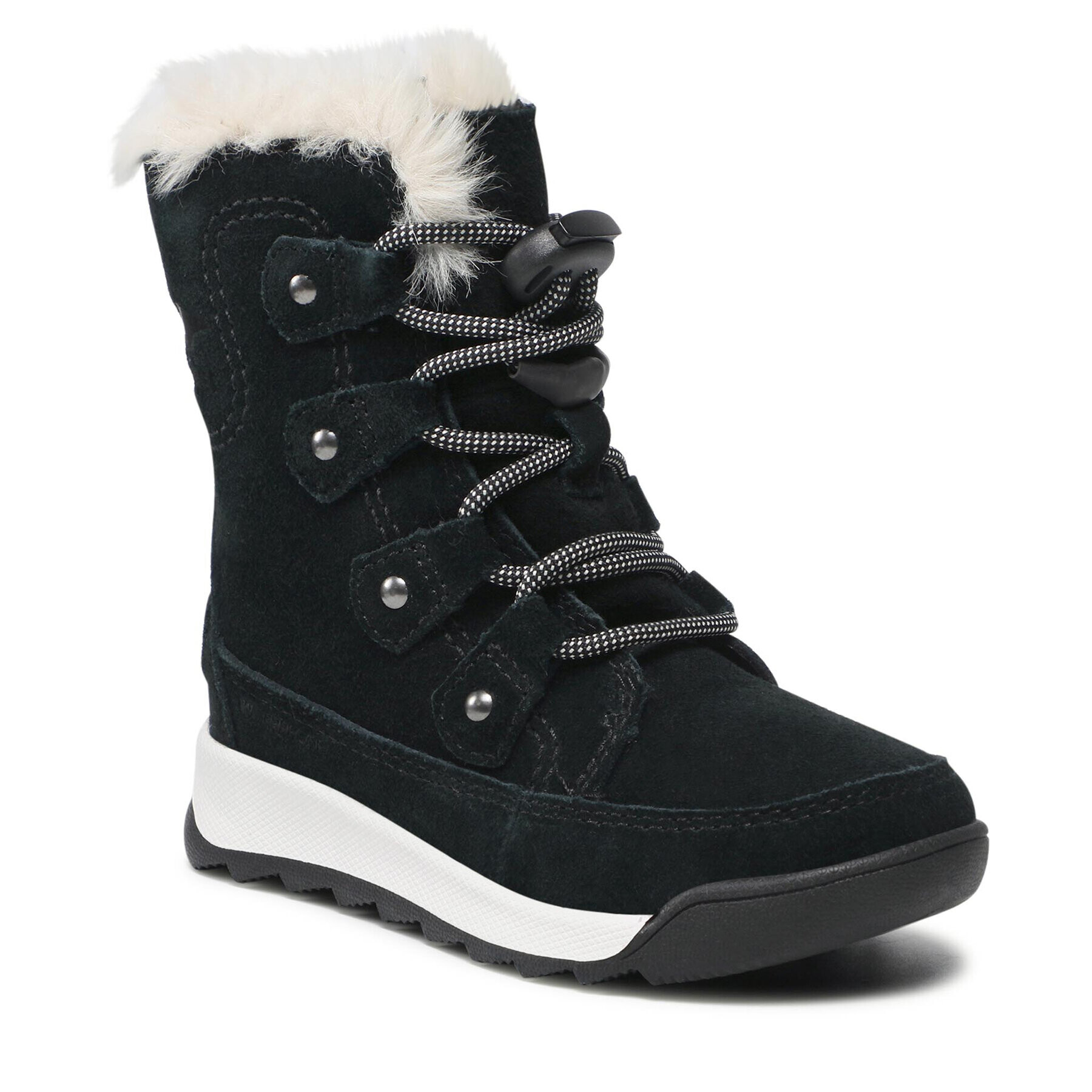 Sorel Ботуши Childrens Whitney™ II Joan Lace Wp NC4572 Черен - Pepit.bg