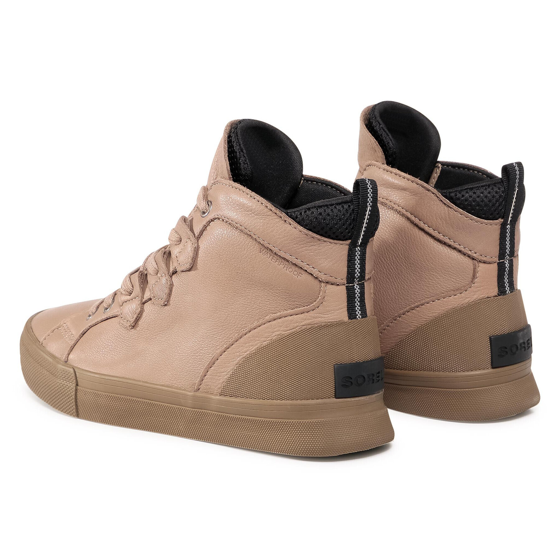 Sorel Сникърси Caribou Sneaker Mid Wp NM3969 Кафяв - Pepit.bg