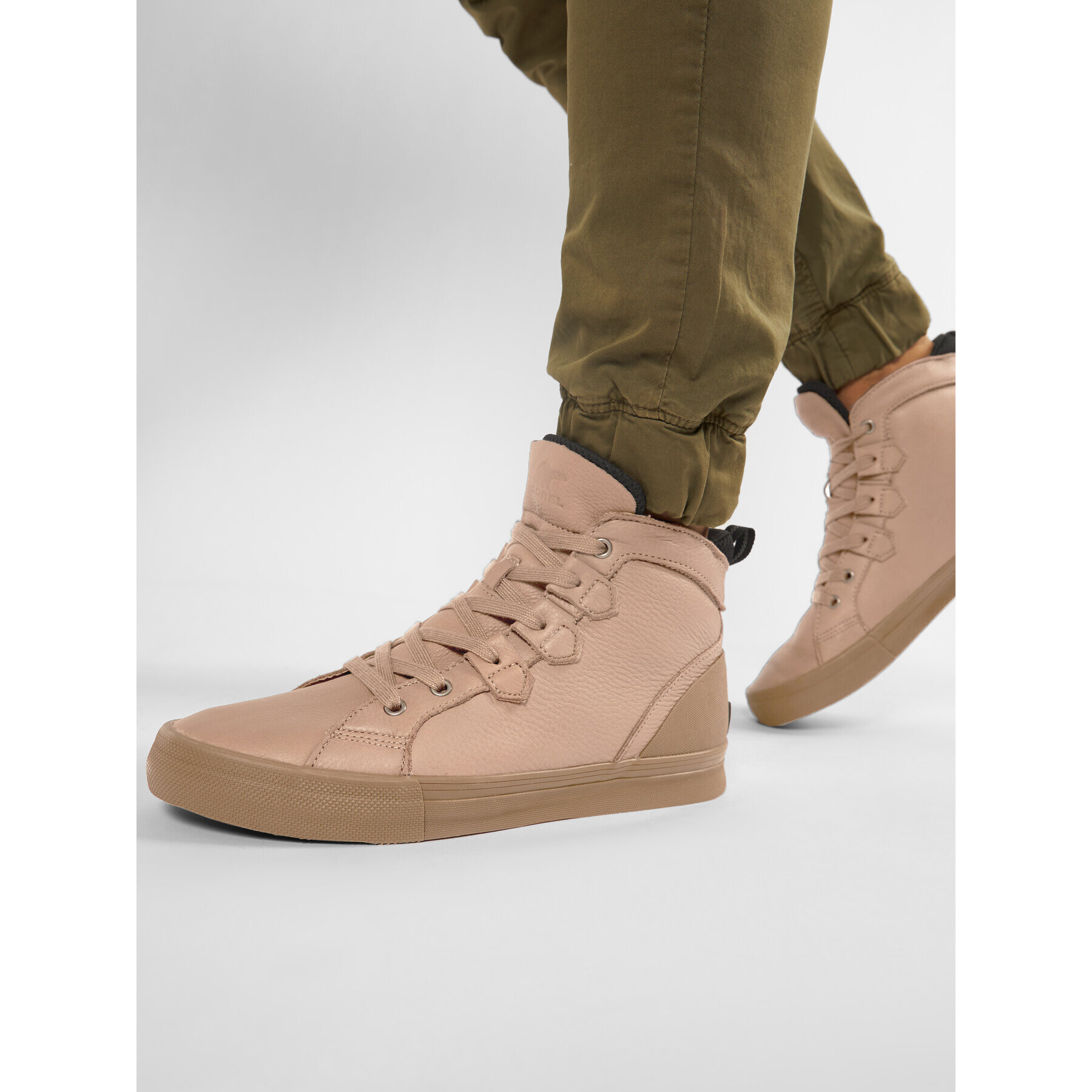 Sorel Сникърси Caribou Sneaker Mid Wp NM3969 Кафяв - Pepit.bg